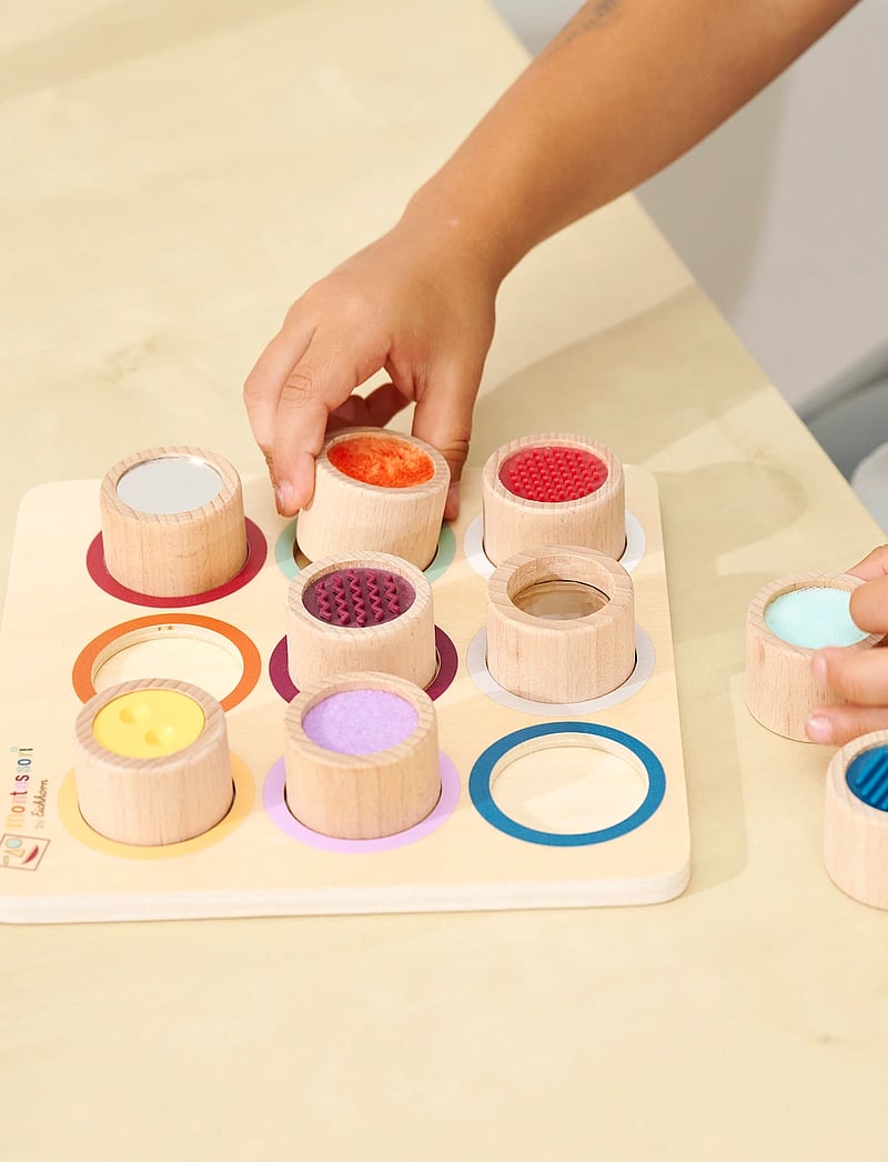 Eichhorn - Eichhorn Montessori Touch Board - steam toys - multicoloured - 4