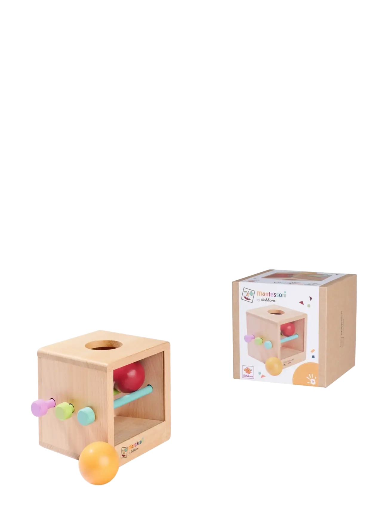 Eichhorn - Eichhorn Montessori Box with Balls - putteboks - multi coloured - 1