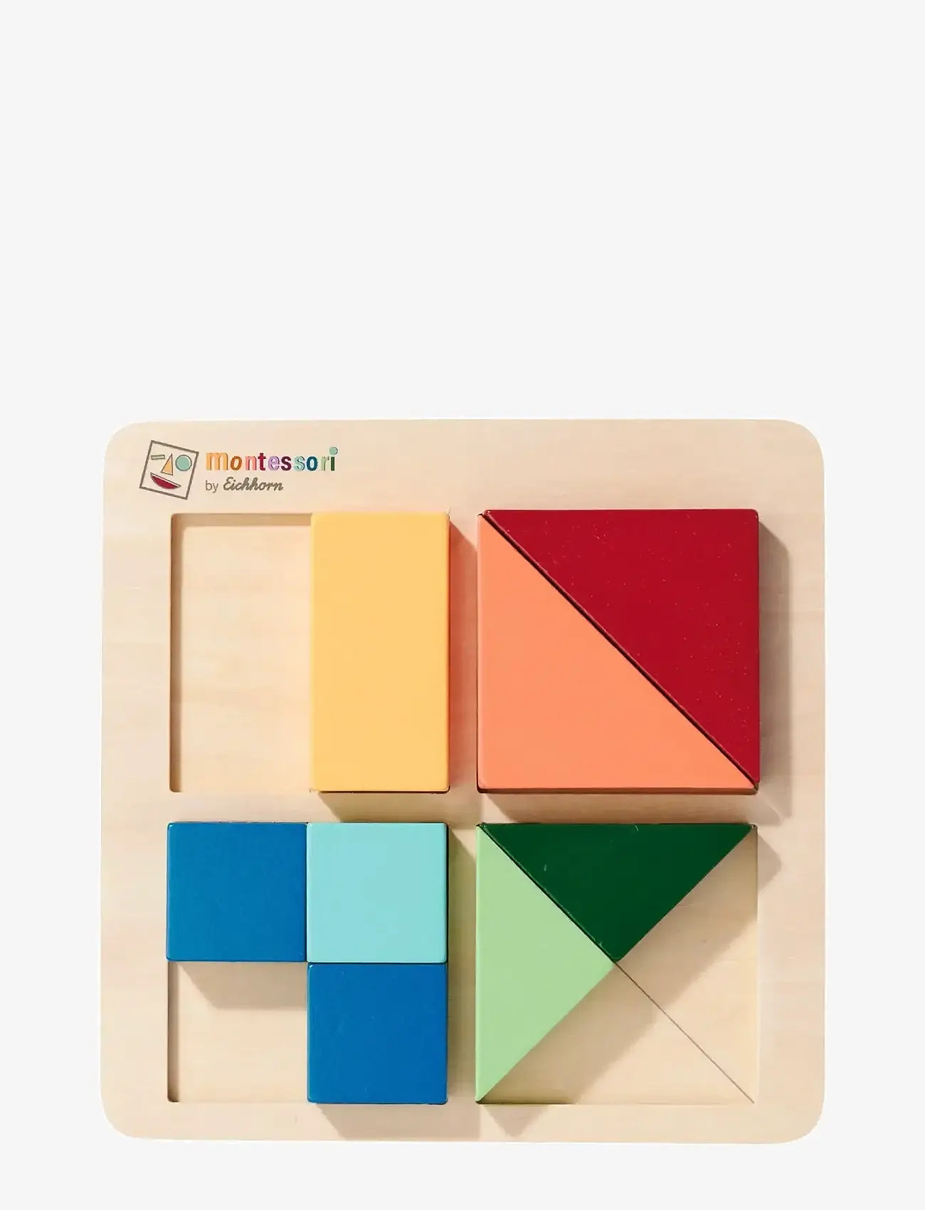Eichhorn - Eichhorn Montessori Shape Puzzle - puidust pusled - multicoloured - 0
