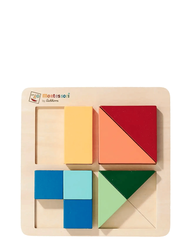 Eichhorn - Eichhorn Montessori Shape Puzzle - puidust pusled - multicoloured - 0