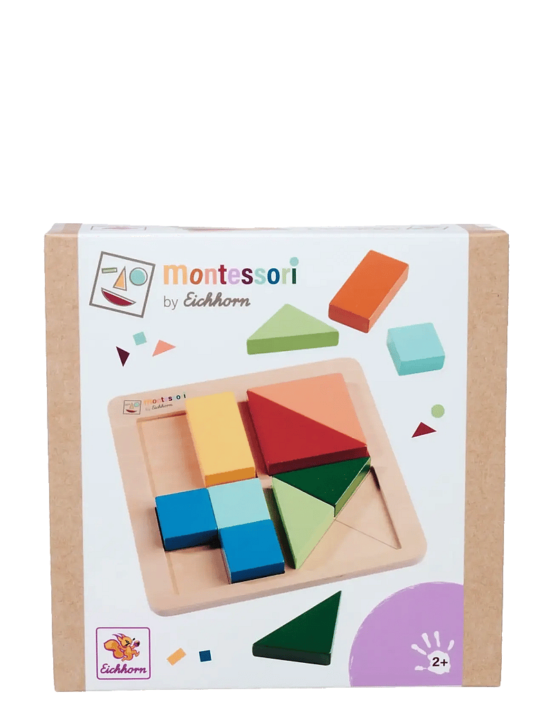 Eichhorn - Eichhorn Montessori Shape Puzzle - puidust pusled - multicoloured - 1