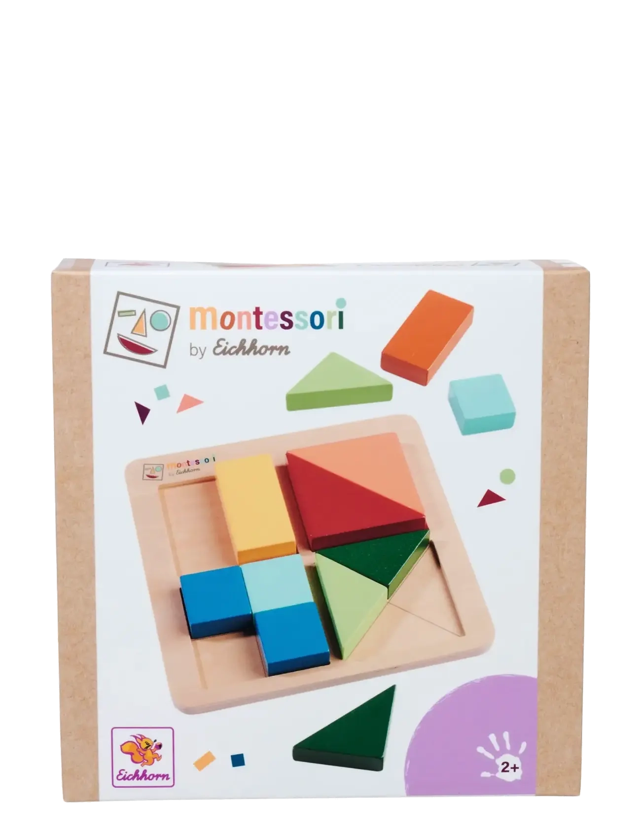 Eichhorn - Eichhorn Montessori Shape Puzzle - holzpuzzle - multicoloured - 1