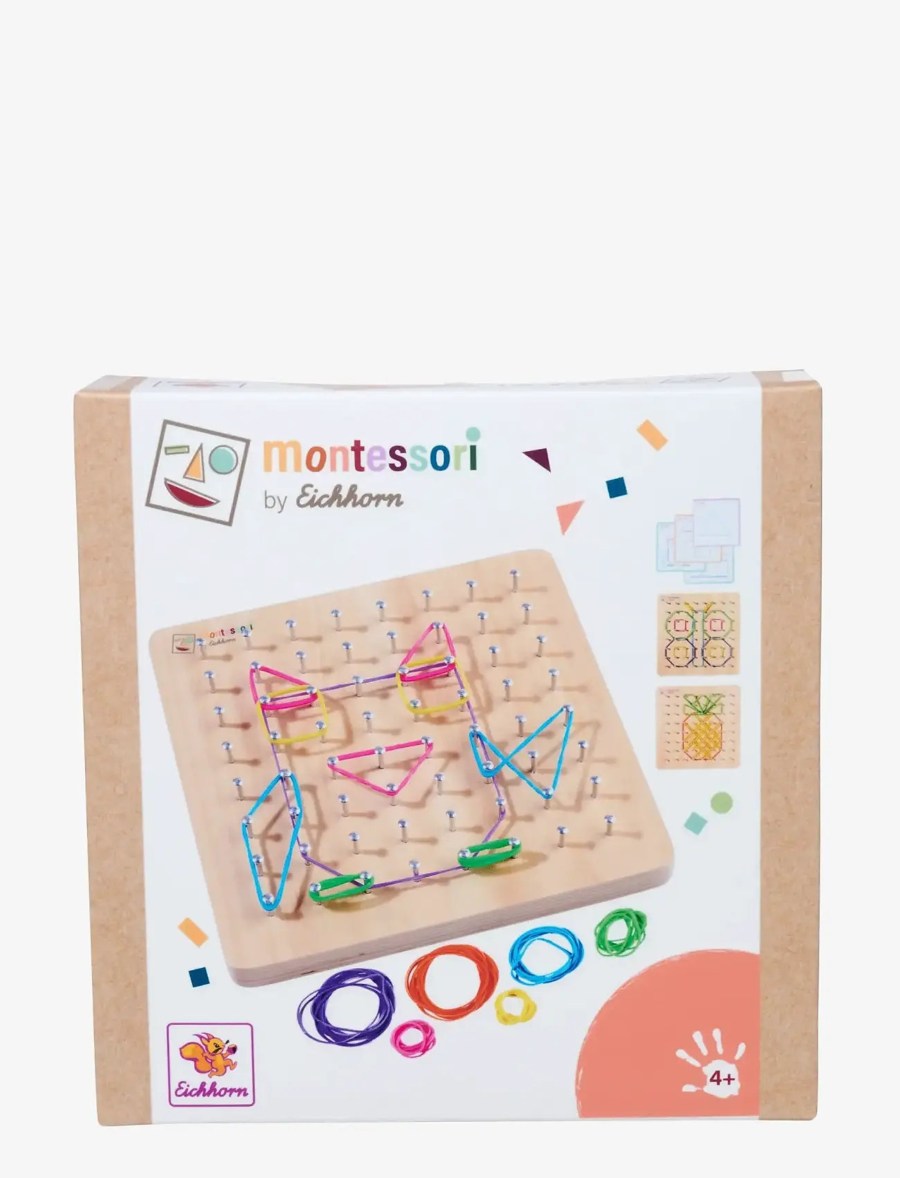 Eichhorn - Eichhorn Montessori Geo Board - kreasæt - multicoloured - 0
