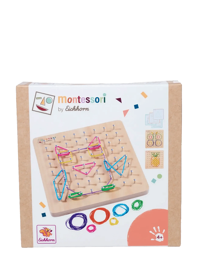 Eichhorn - Eichhorn Montessori Geo Board - käsitöökomplekt - multicoloured - 0