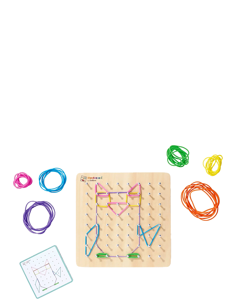 Eichhorn - Eichhorn Montessori Geo Board - käsitöökomplekt - multicoloured - 1
