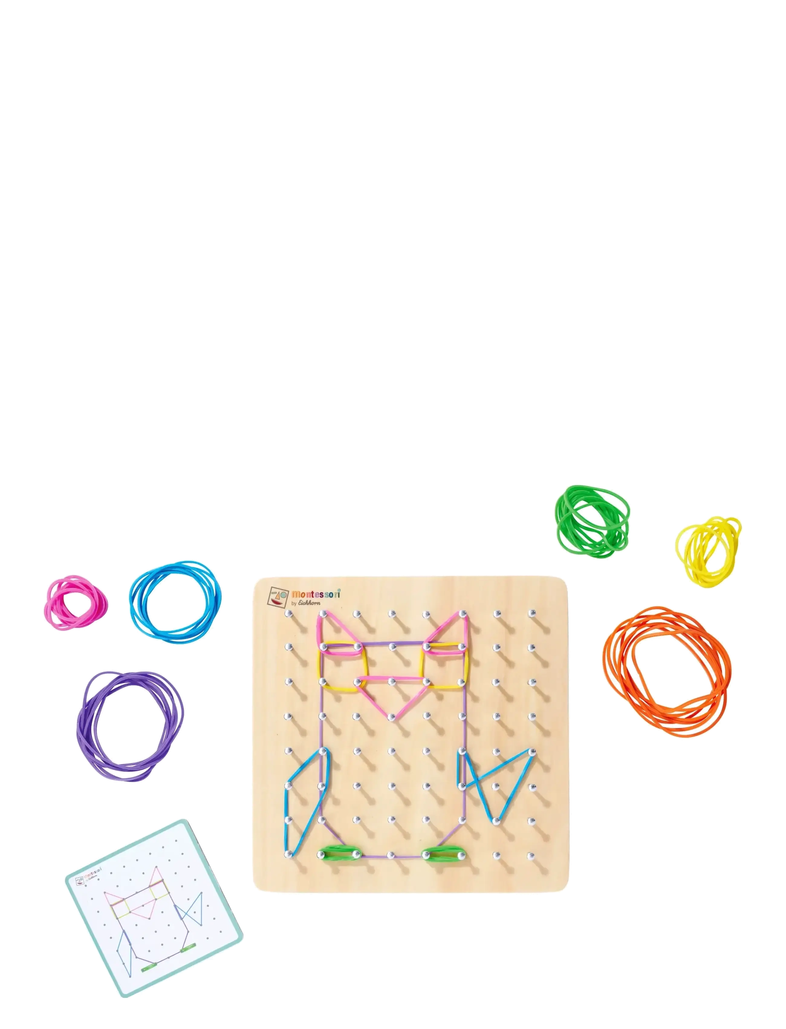 Eichhorn - Eichhorn Montessori Geo Board - craft sets - multicoloured - 1