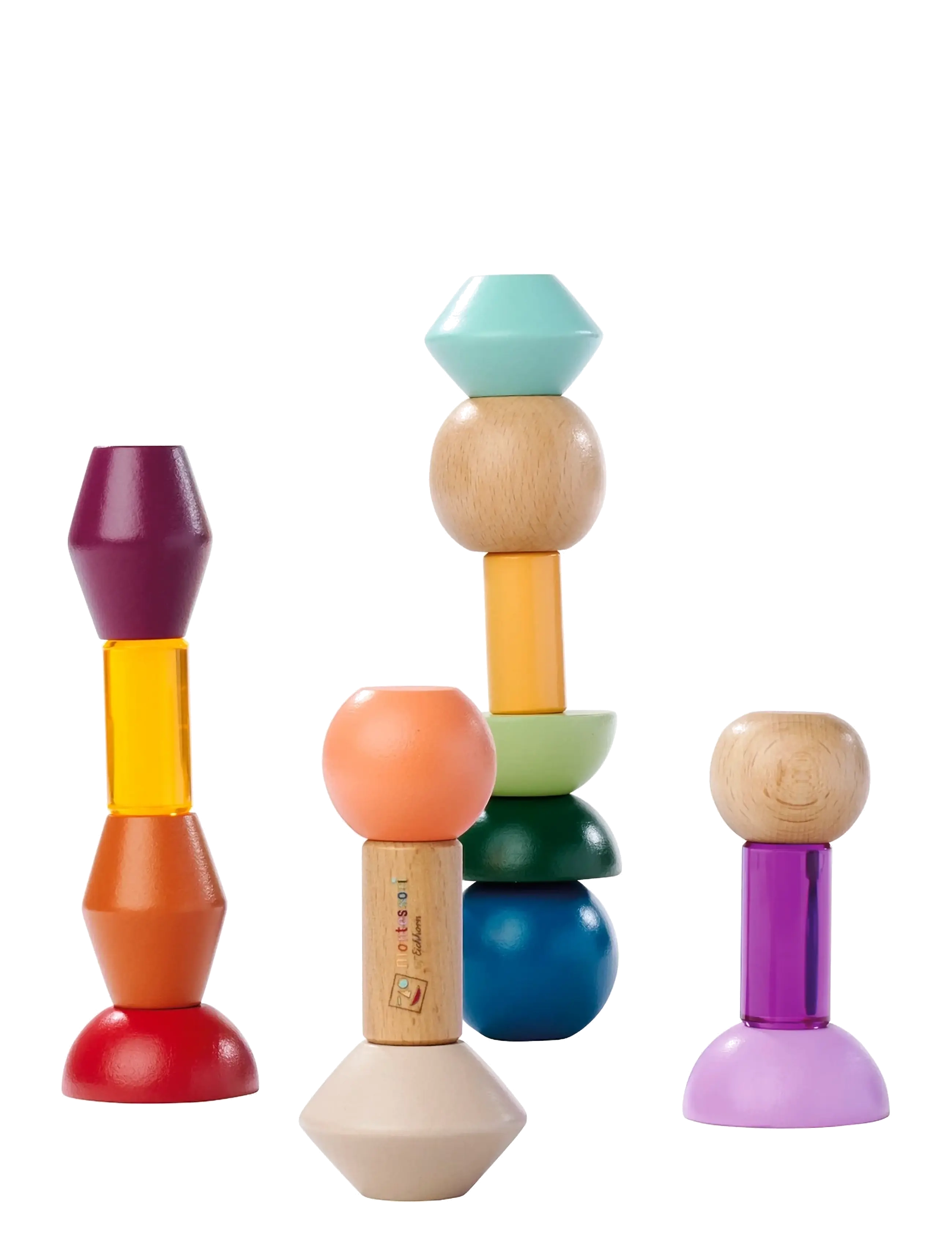 Eichhorn Eichhorn Montessori Staple-Beads, One Size, Cream, Byggesæt Og -Klodser > Byggeklodser, Børn