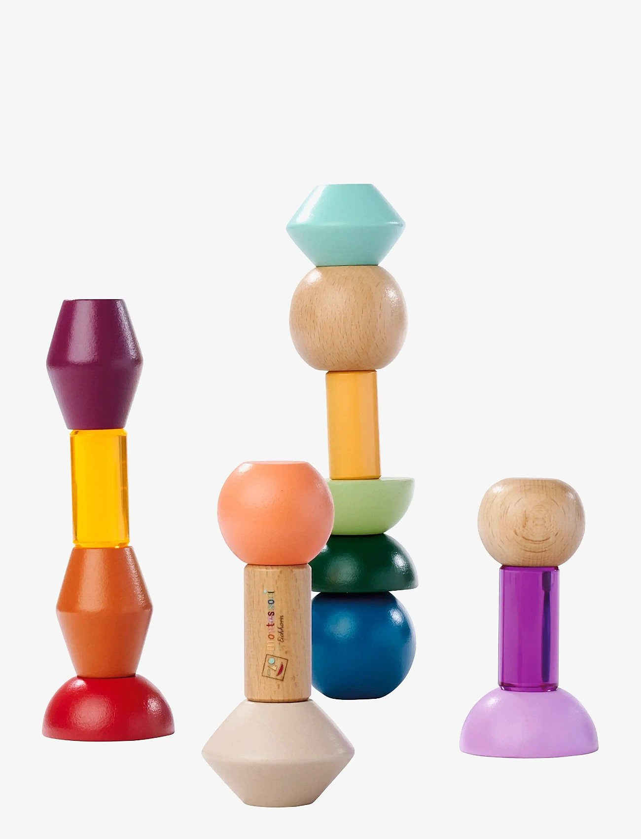 Eichhorn - Eichhorn Montessori Staple-Beads - byggklossar - multi coloured - 0