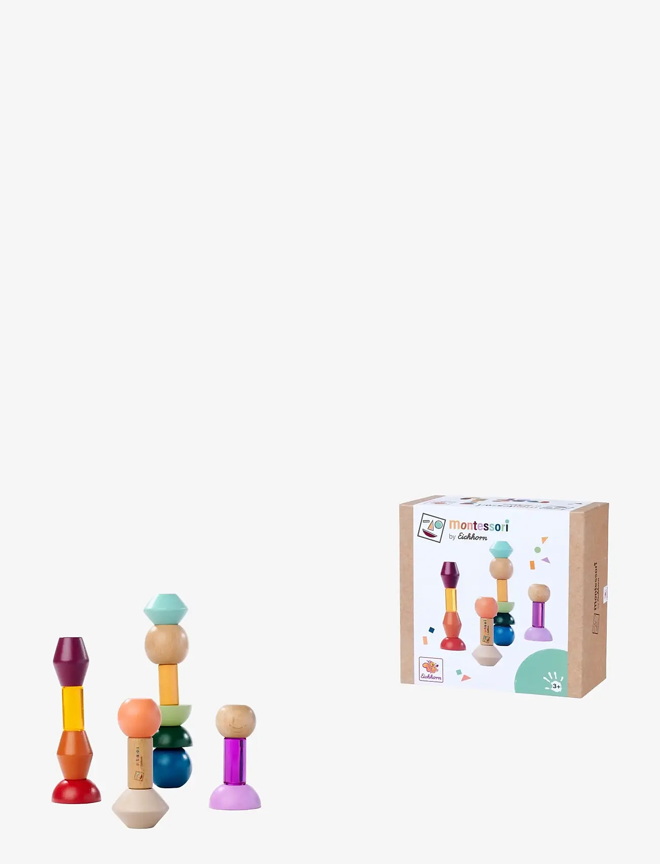 Eichhorn - Eichhorn Montessori Staple-Beads - byggklossar - multi coloured - 1