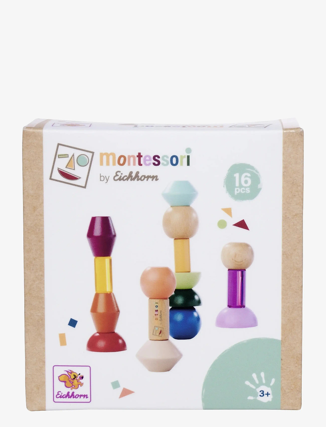 Eichhorn - Eichhorn Montessori Staple-Beads - byggklossar - multi coloured - 2