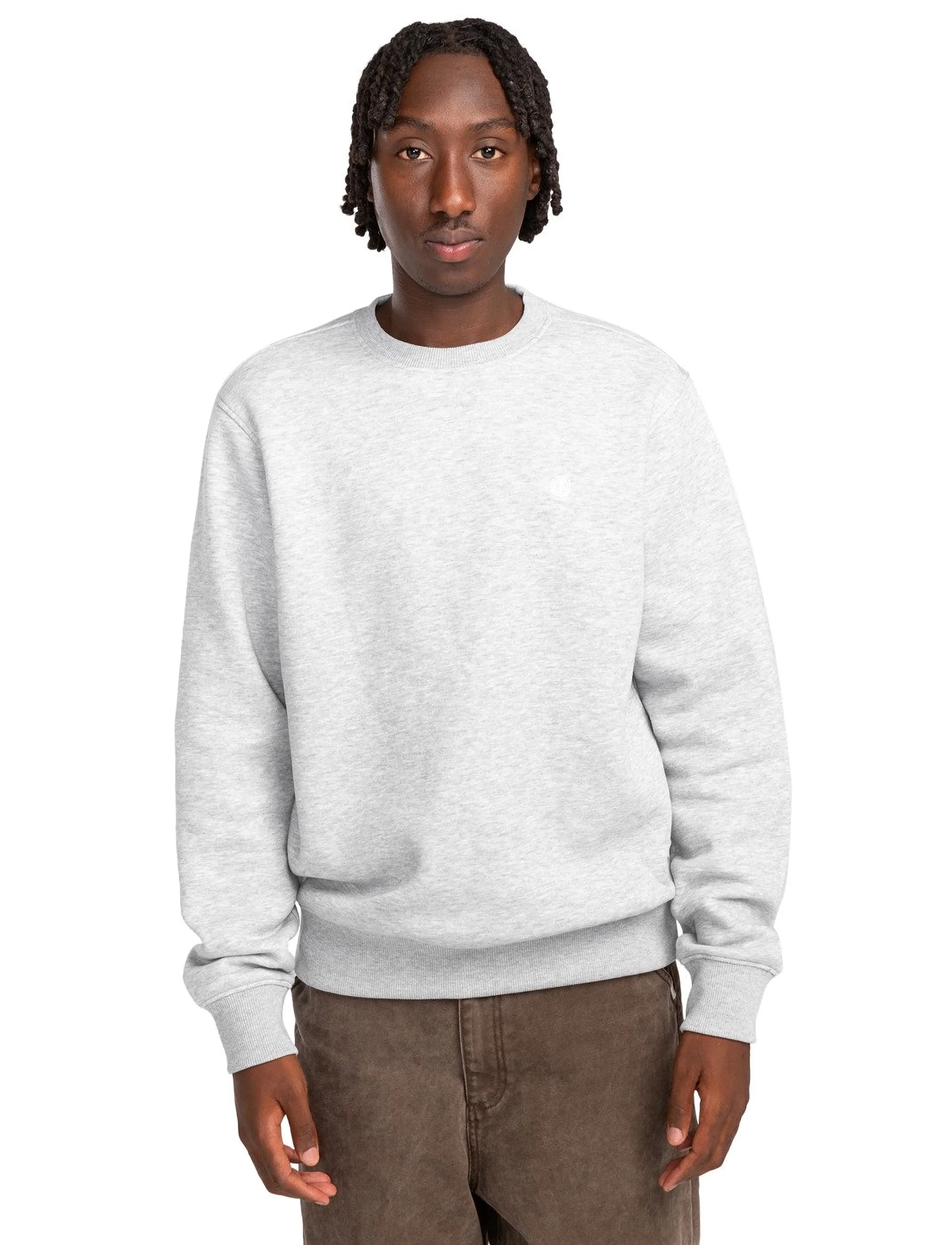 Element Icon Embroidery Cr, S, Sweatshirts & Hoodies, Grau - Fleeces, Männerswear