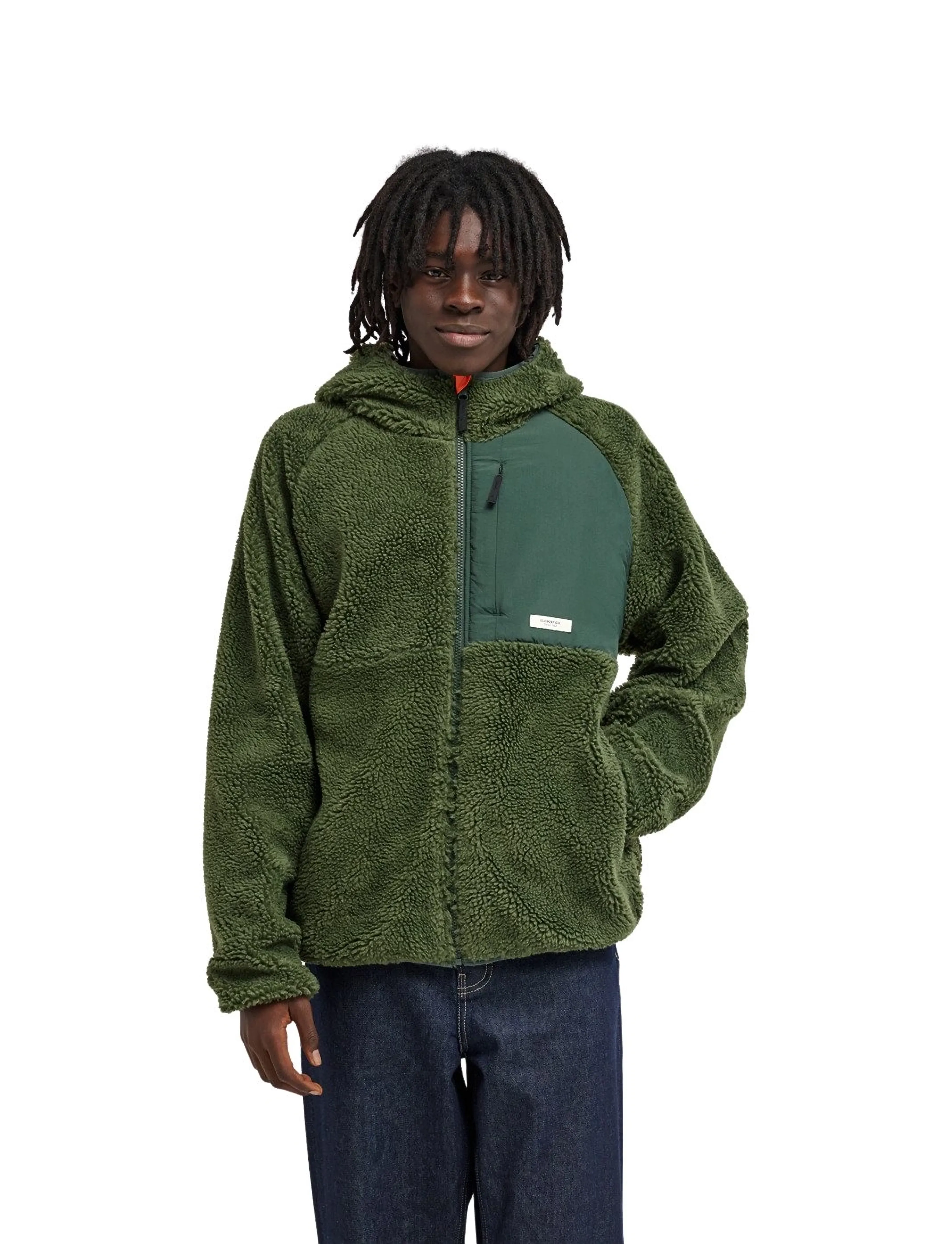 Element Wolfe Sherpa, L, Sport Jackets, Khakigrün - Outdoor Männerswear