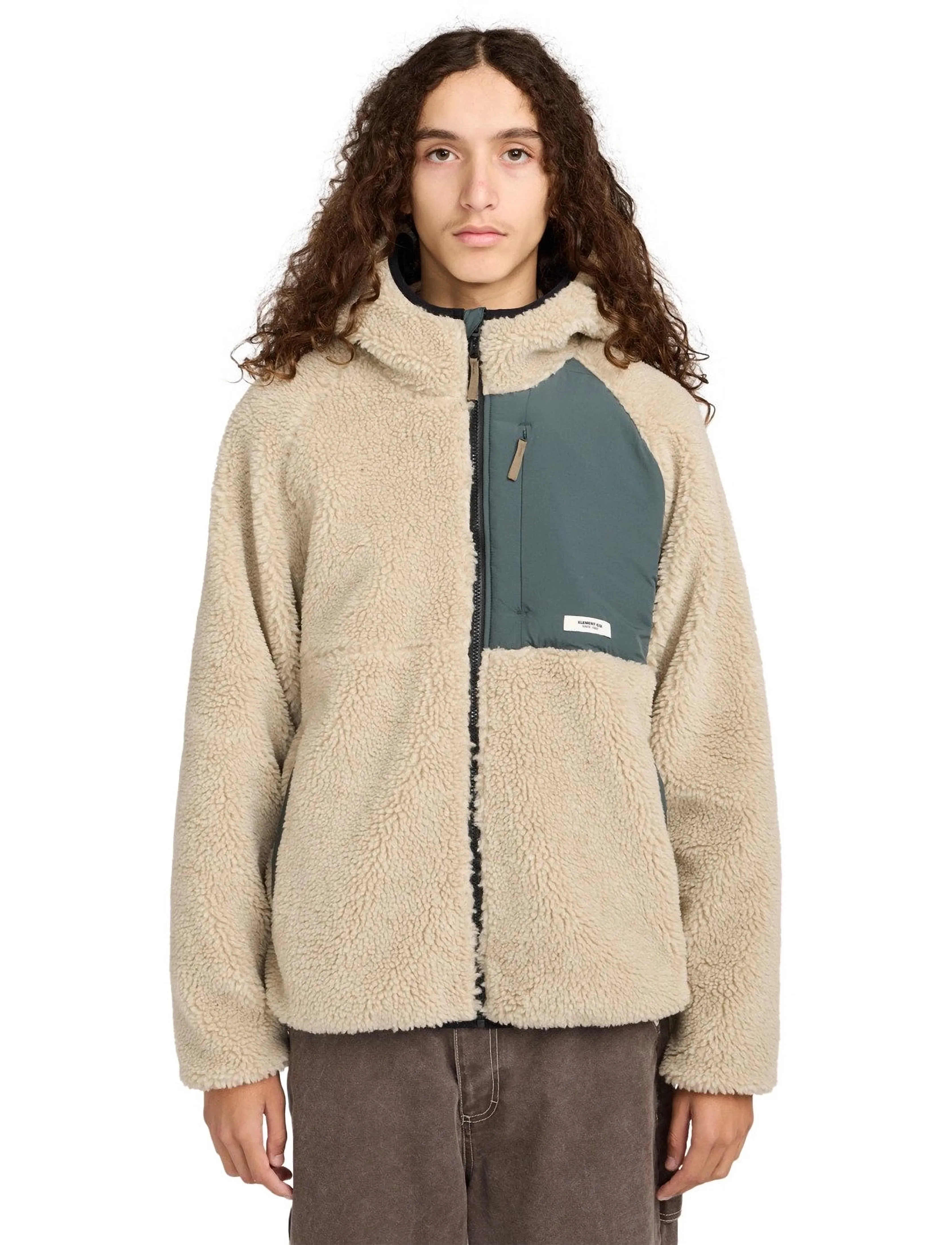 Element Wolfe Sherpa, M, Sport Jackets, Beige - Outdoor Männerswear