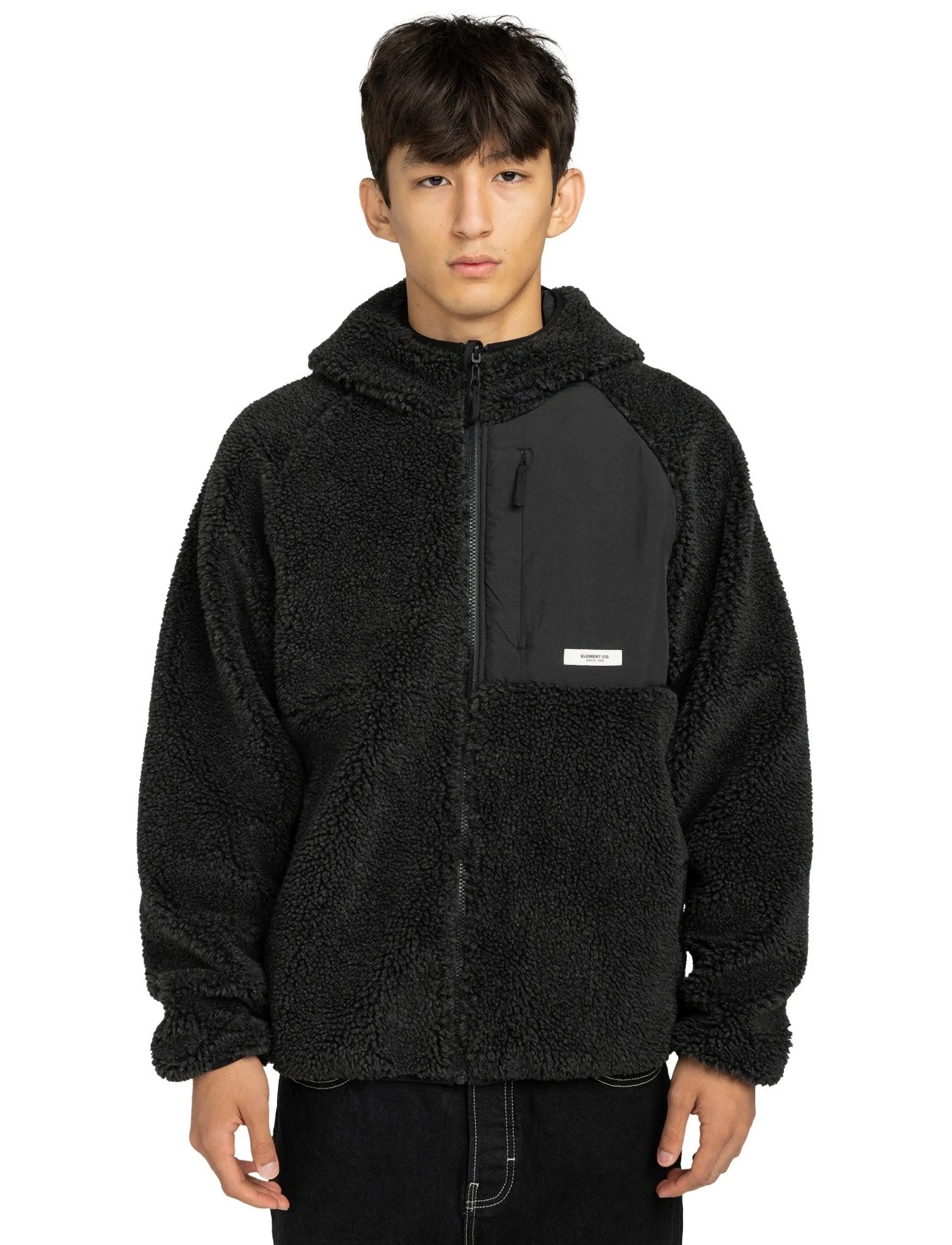 Element Wolfe Sherpa, L, Sport Jackets, Schwarz - Outdoor Männerswear