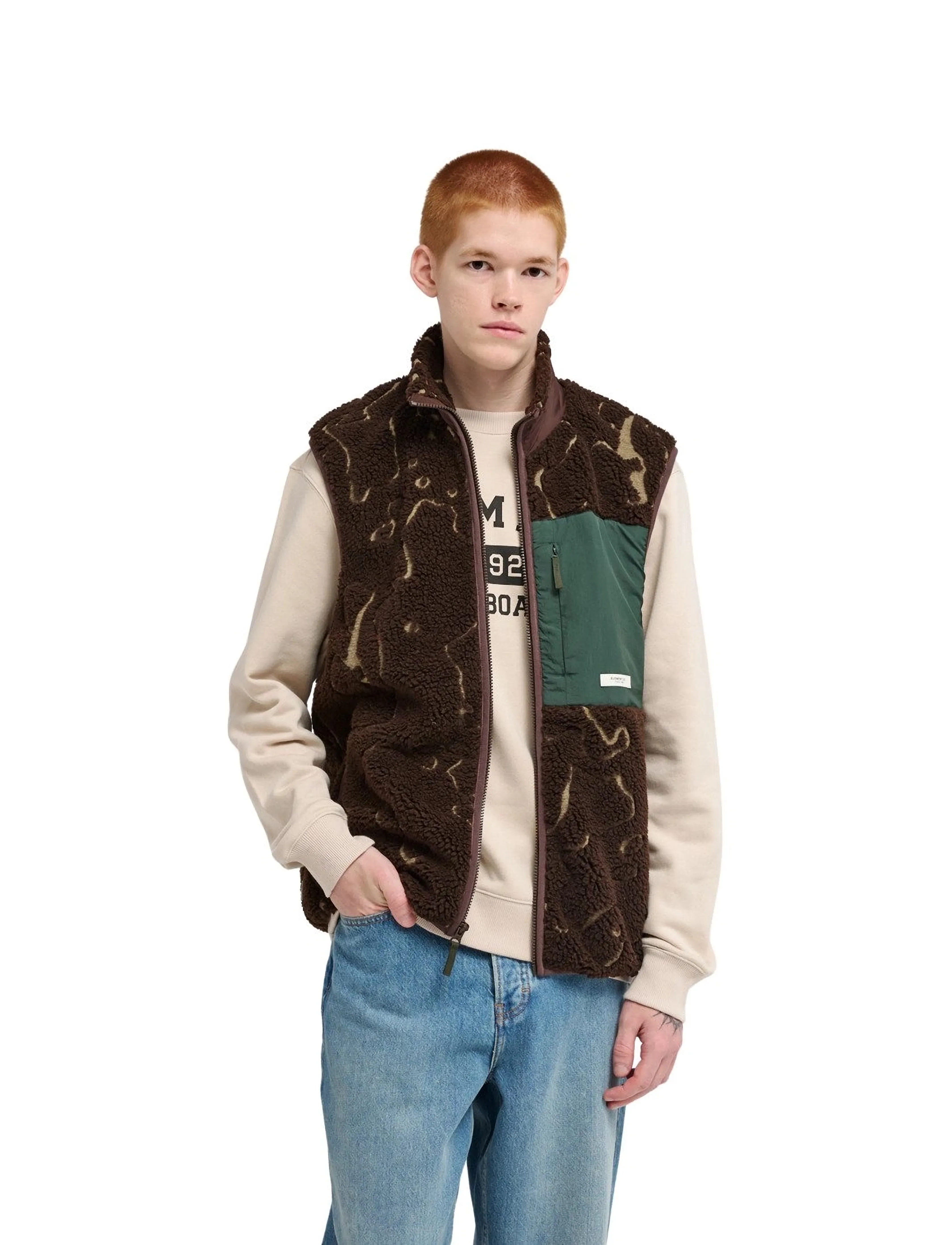 Element - LAKE SHERPA VEST - västar - java lines - 4