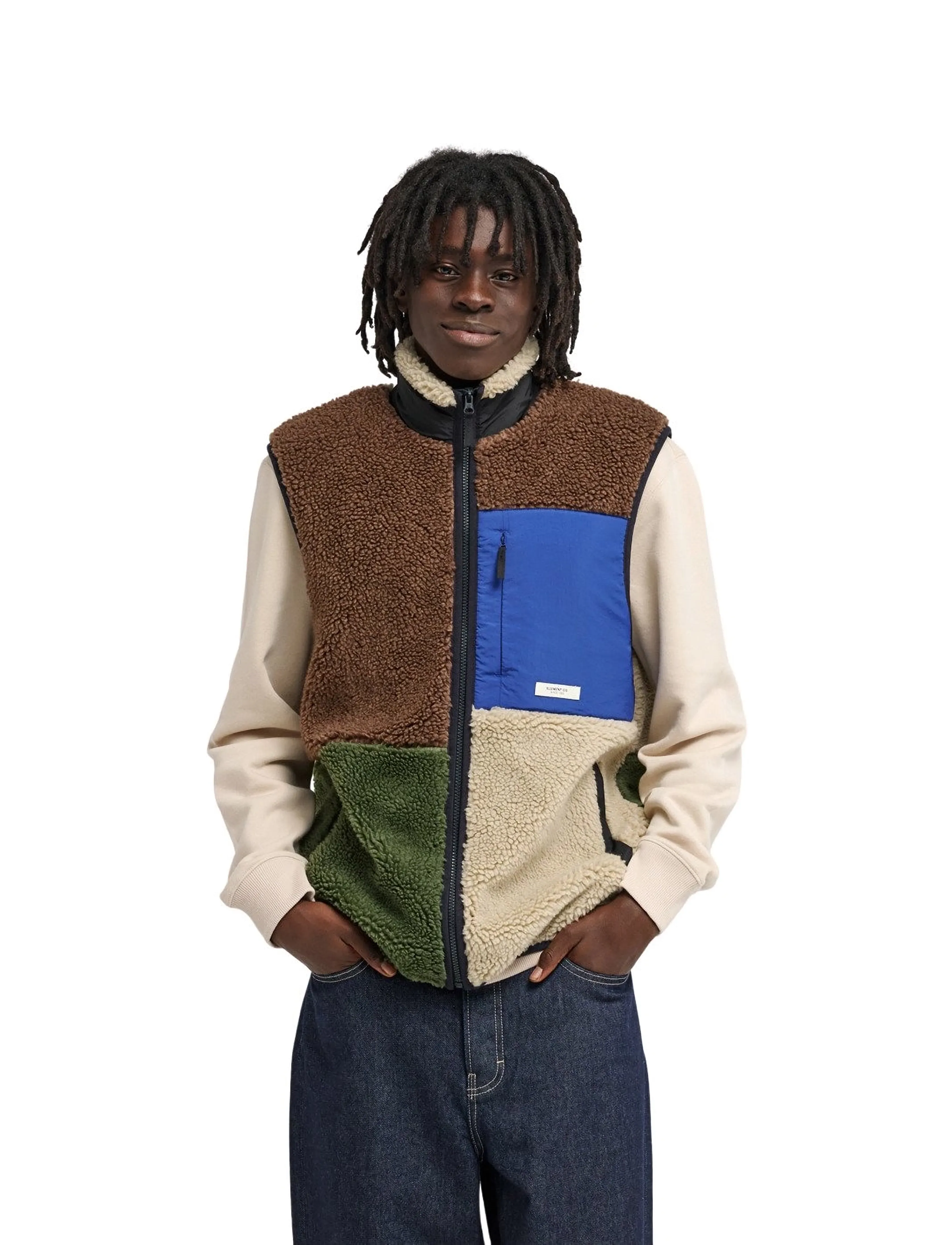 Element Lake Sherpa Vest, S, Sport Oberbekleidung, Mehrfarbig/gemustert - Westen, Männerswear