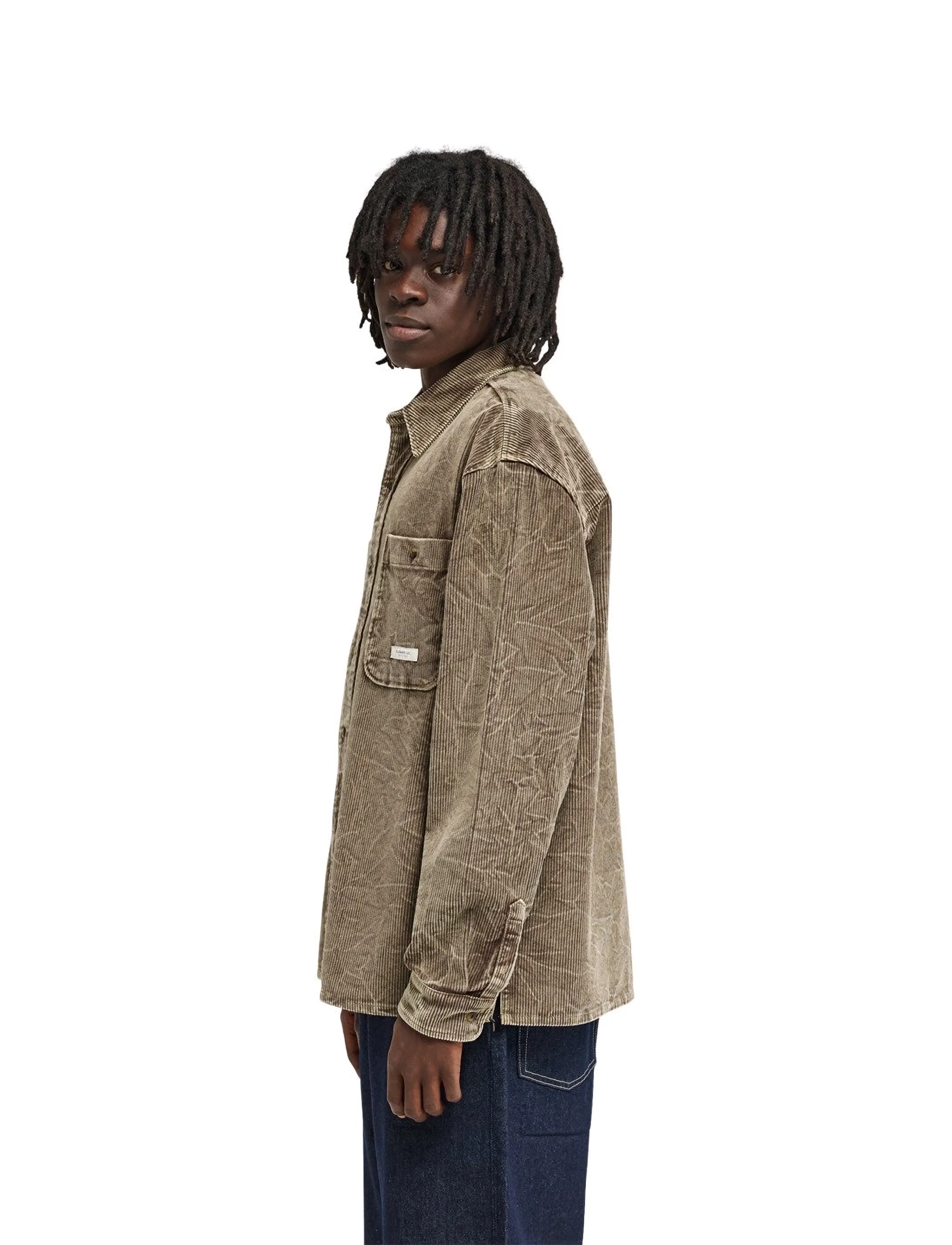 Element - RELAX WASHED CORD LS - stone gray - 3