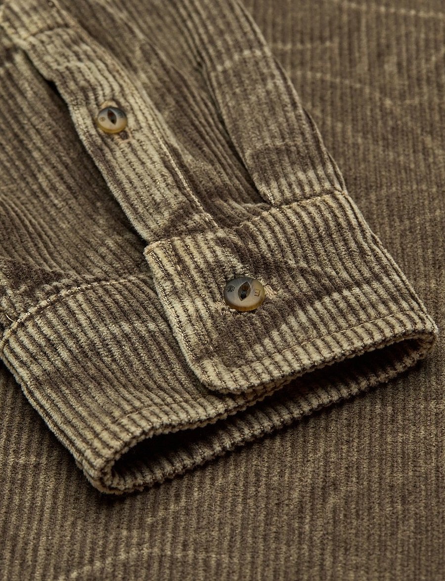 Element - RELAX WASHED CORD LS - stone gray - 5