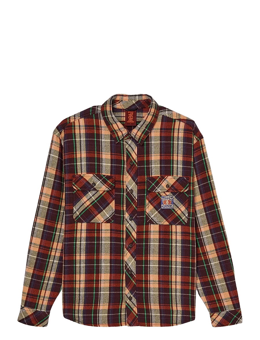 Element - MXE FLANEL SHIRT - flannel-skjorter - flame hueco plaid - 1