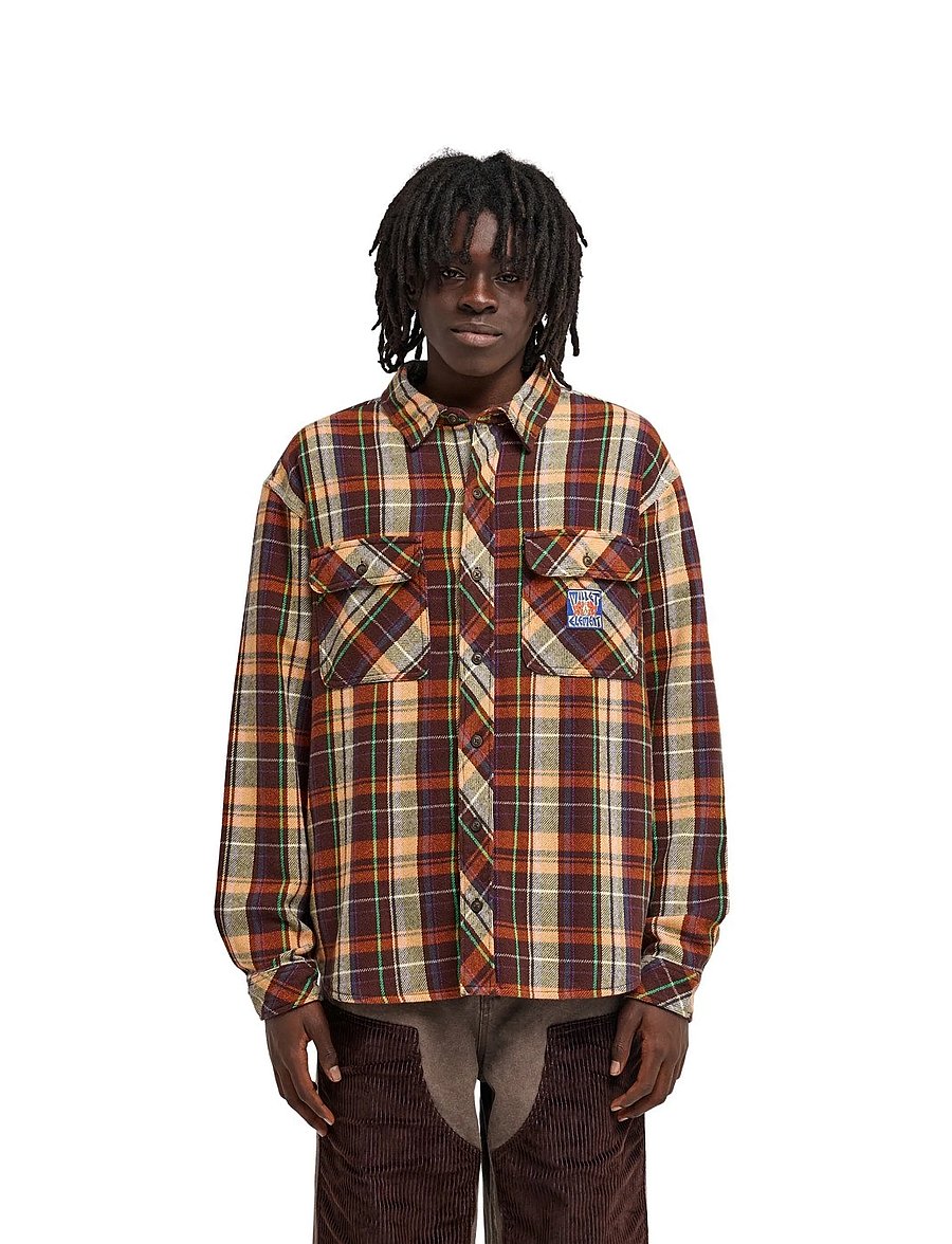 Element - MXE FLANEL SHIRT - flannel-skjorter - flame hueco plaid - 0