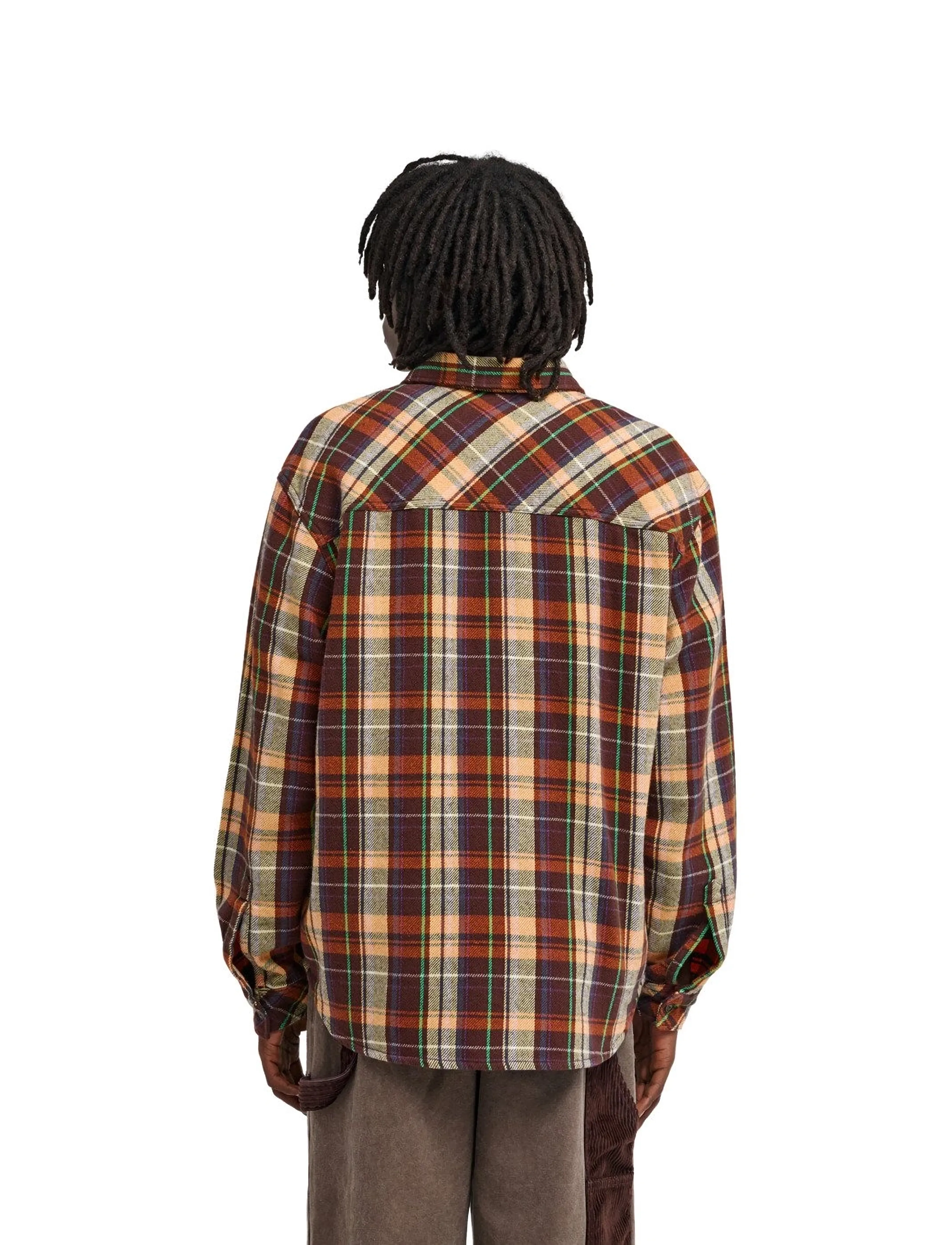 Element - MXE FLANEL SHIRT - flannel-skjorter - flame hueco plaid - 3