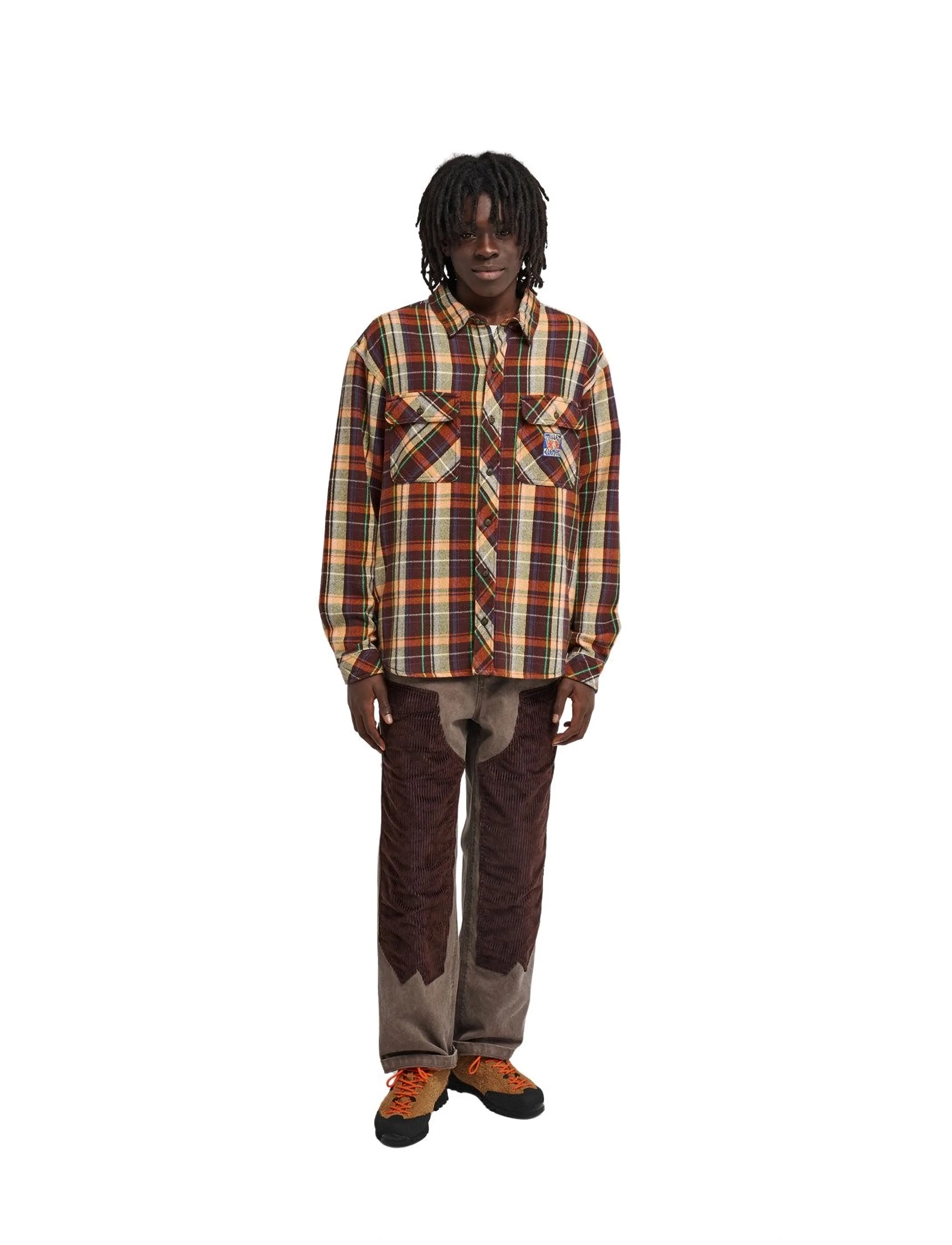 Element - MXE FLANEL SHIRT - flannel-skjorter - flame hueco plaid - 4