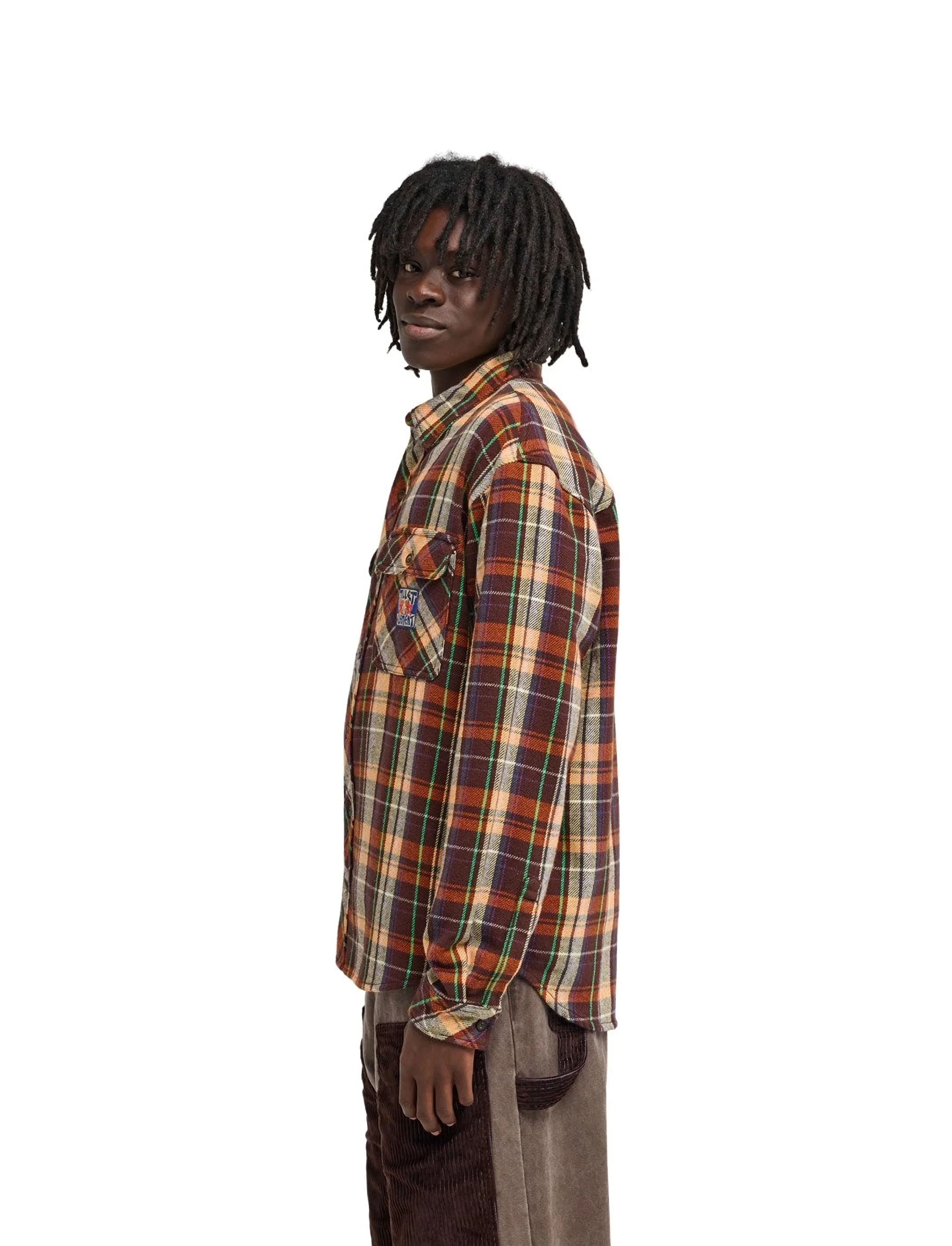 Element - MXE FLANEL SHIRT - flannel-skjorter - flame hueco plaid - 5