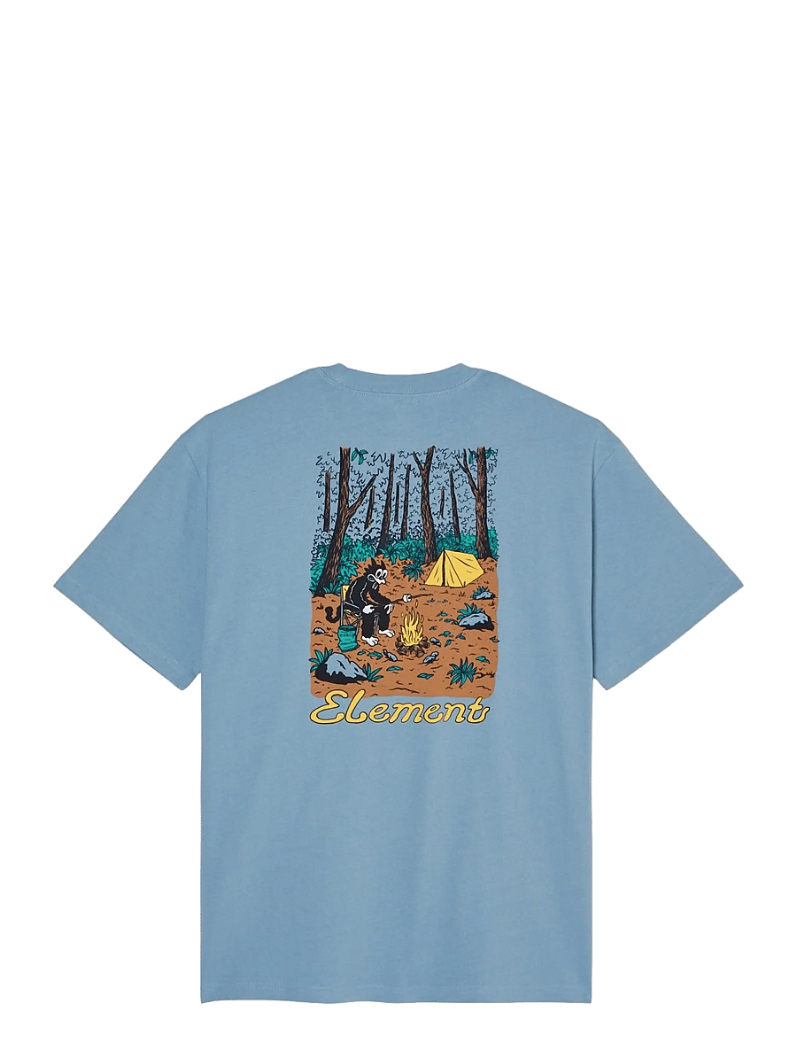 Element - MARSHMALLO SS - faded denim - 2
