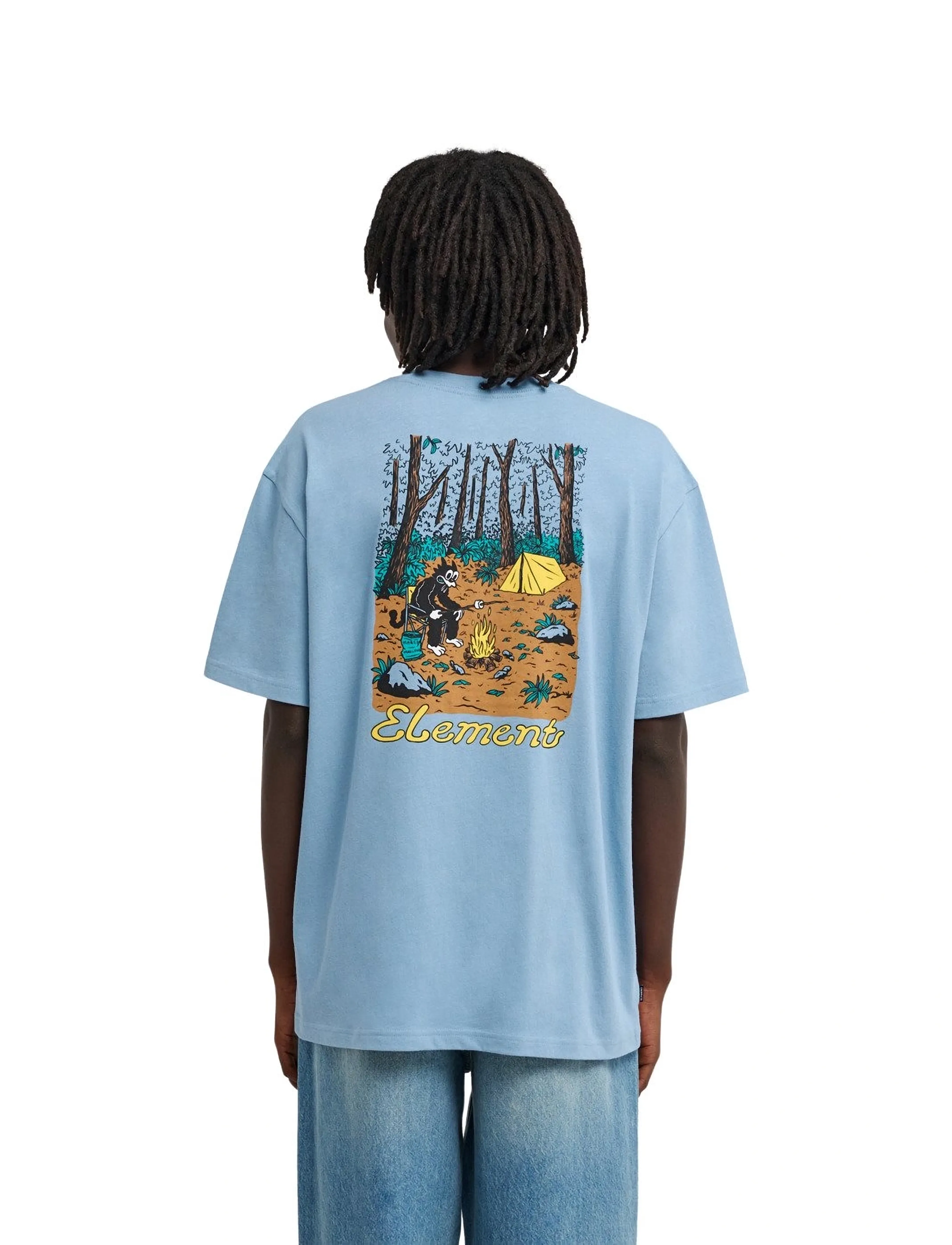 Element - MARSHMALLO SS - faded denim - 3