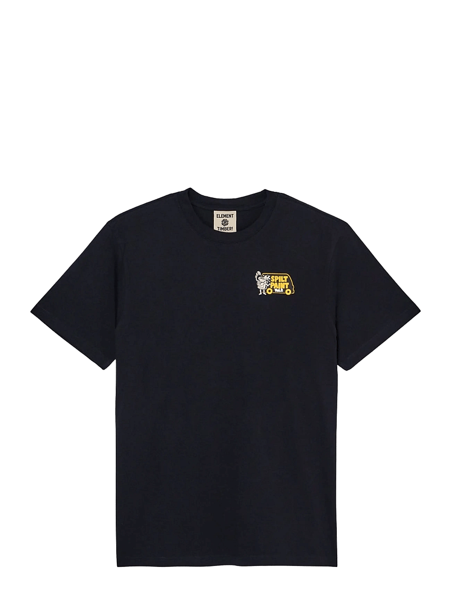 Element - TIMBER VAN SS - kurzärmelige t-shirts - flint black - 1