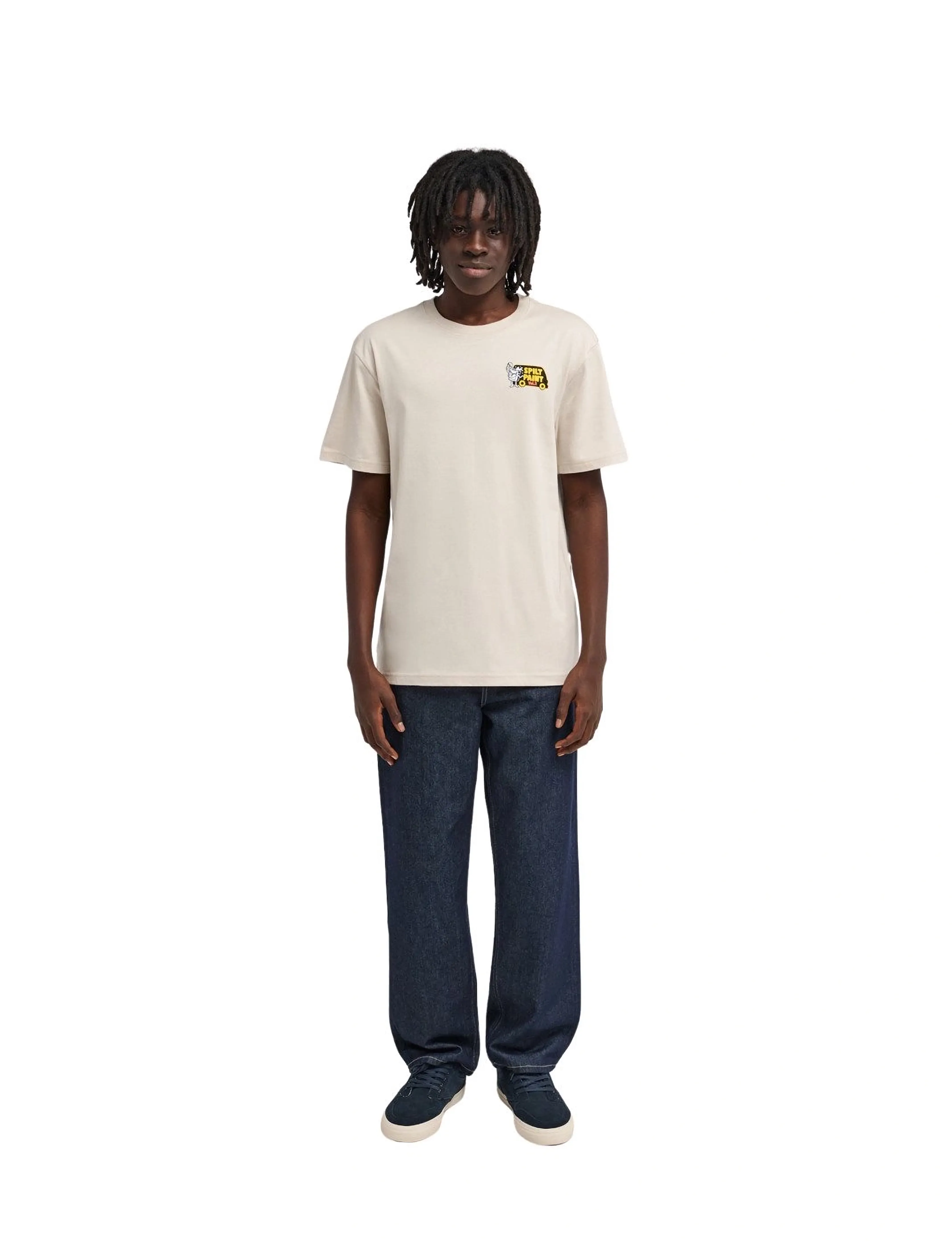 Element - TIMBER VAN SS - kurzärmelige t-shirts - oat milk - 4