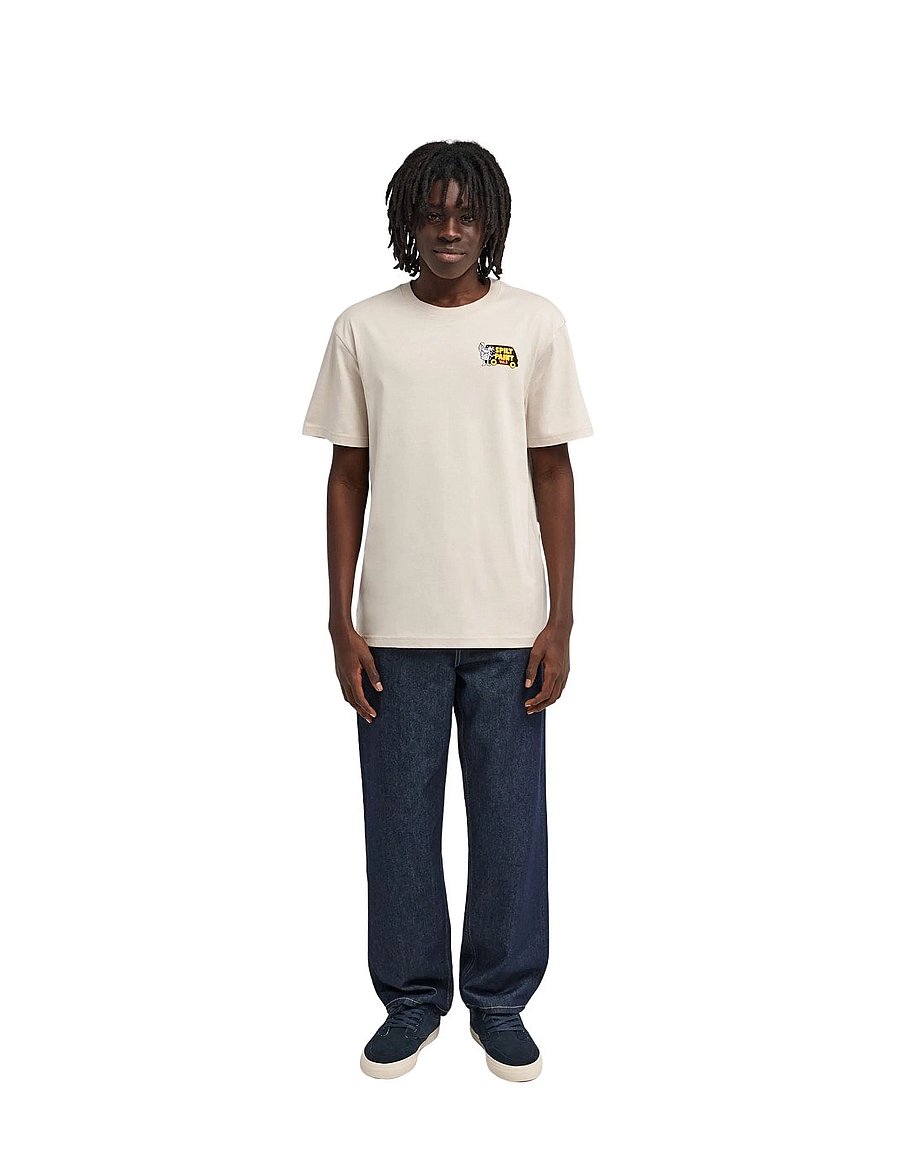 Element - TIMBER VAN SS - kurzärmelige t-shirts - oat milk - 4