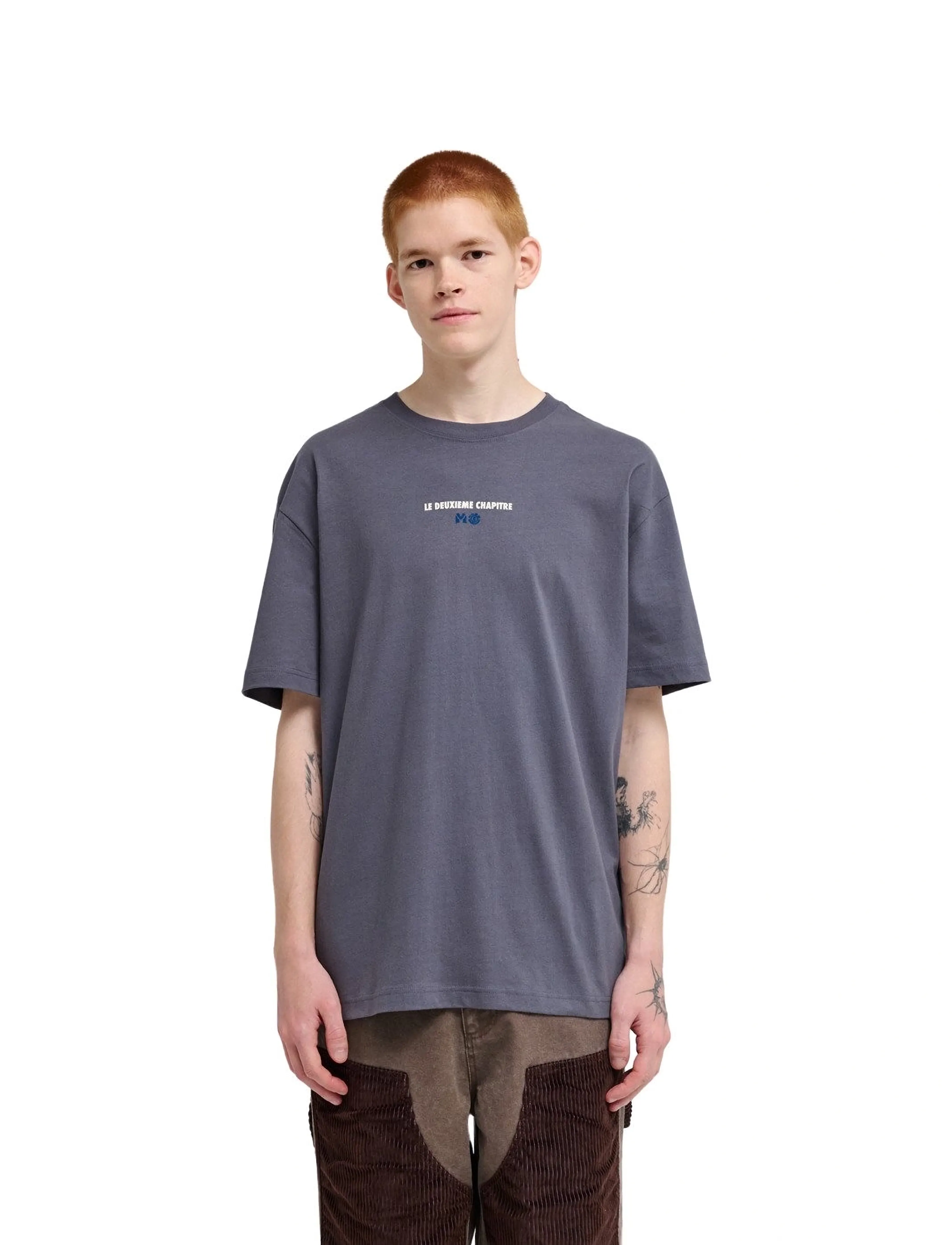 Element MXE HERITAGE SS TEE - T-Shirts - SHADOW BLUE / navy