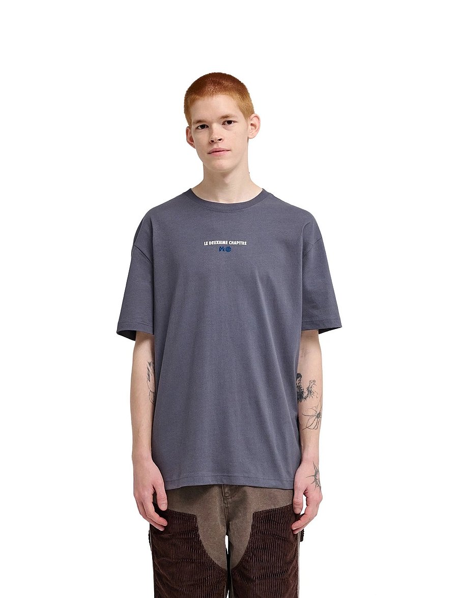 Element - MXE HERITAGE SS TEE - kurzärmelige t-shirts - shadow blue - 0