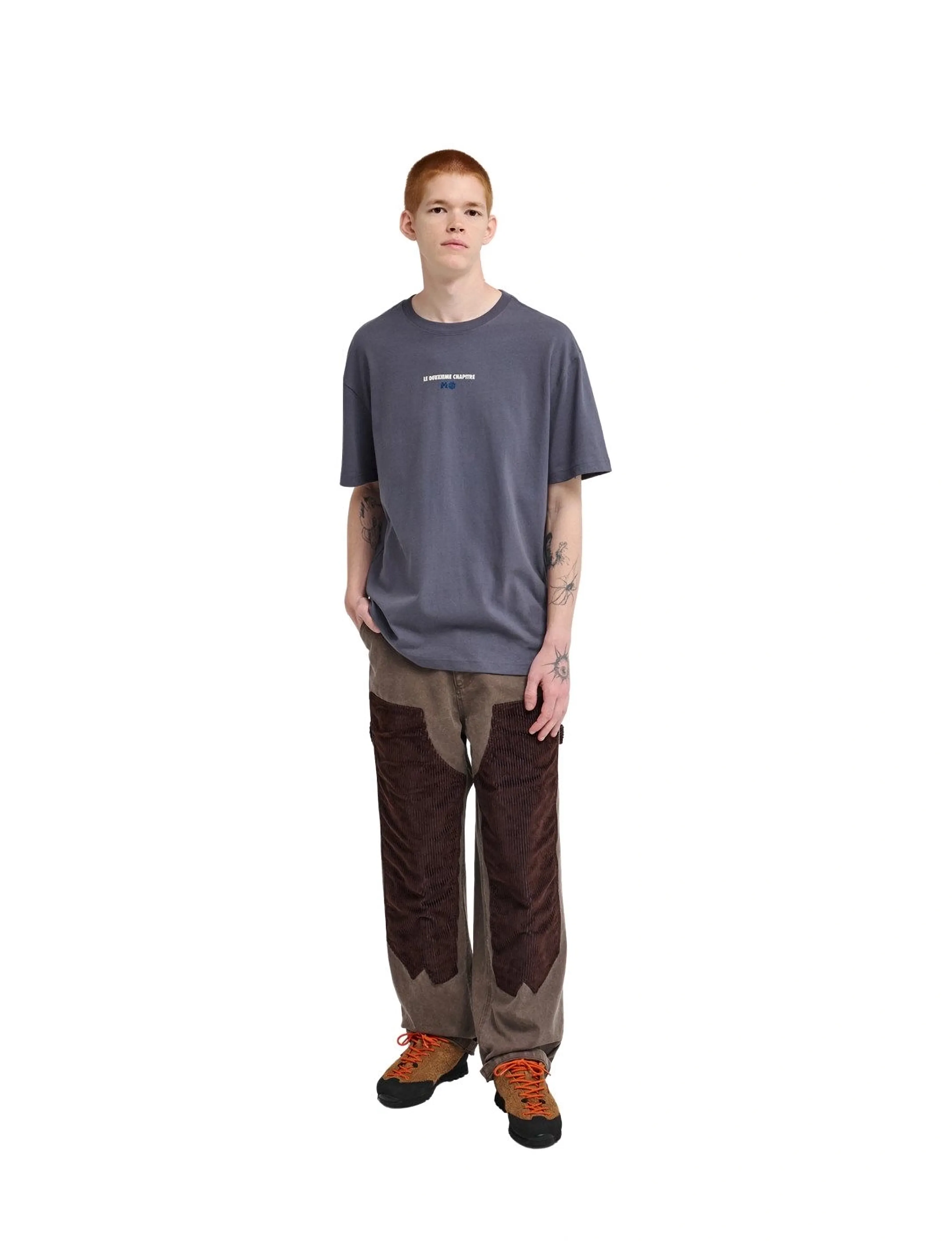 Element - MXE HERITAGE SS TEE - kurzärmelige t-shirts - shadow blue - 4