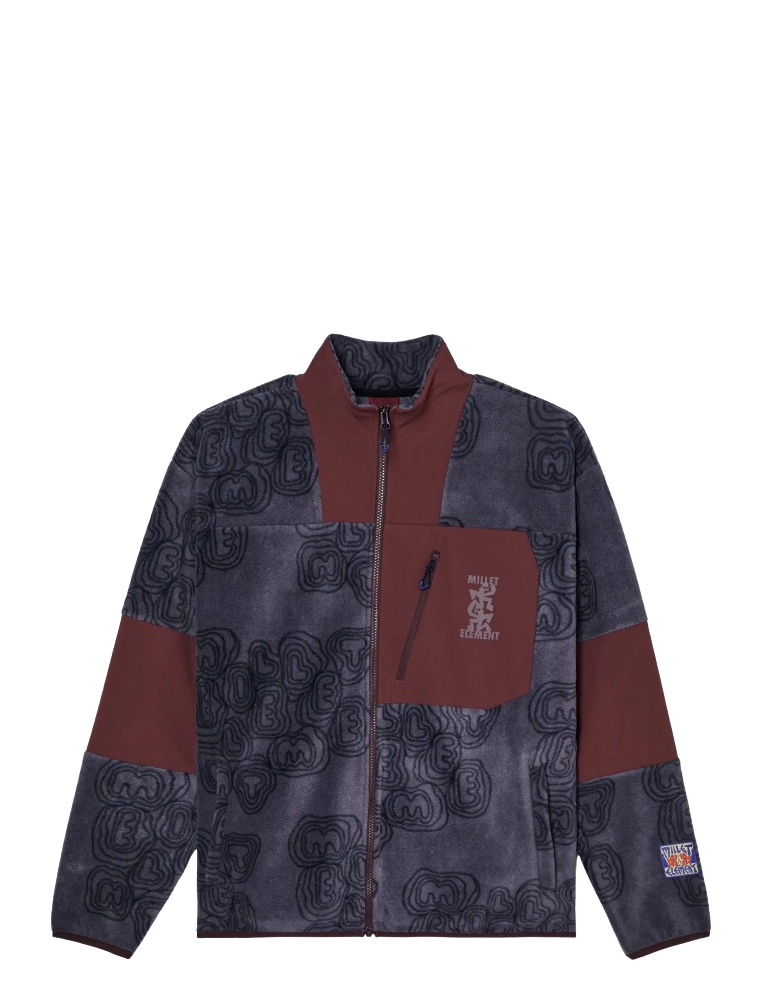 Element - MXE FLEECE JKT - herbstjacken - shadow blue mxe - 1