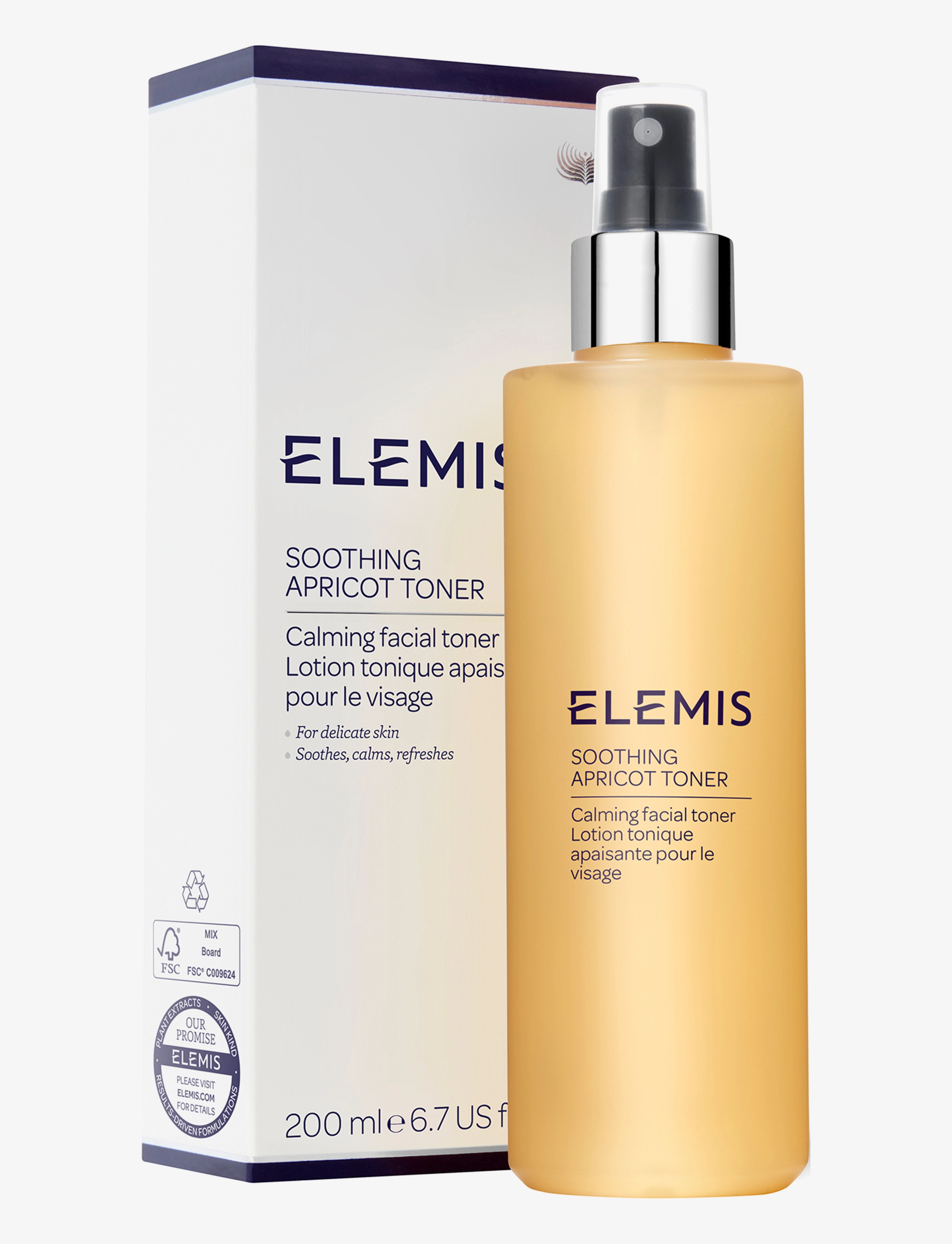 Elemis - Soothing Apricot Toner - fuktighetsgivende toner - clear - 1