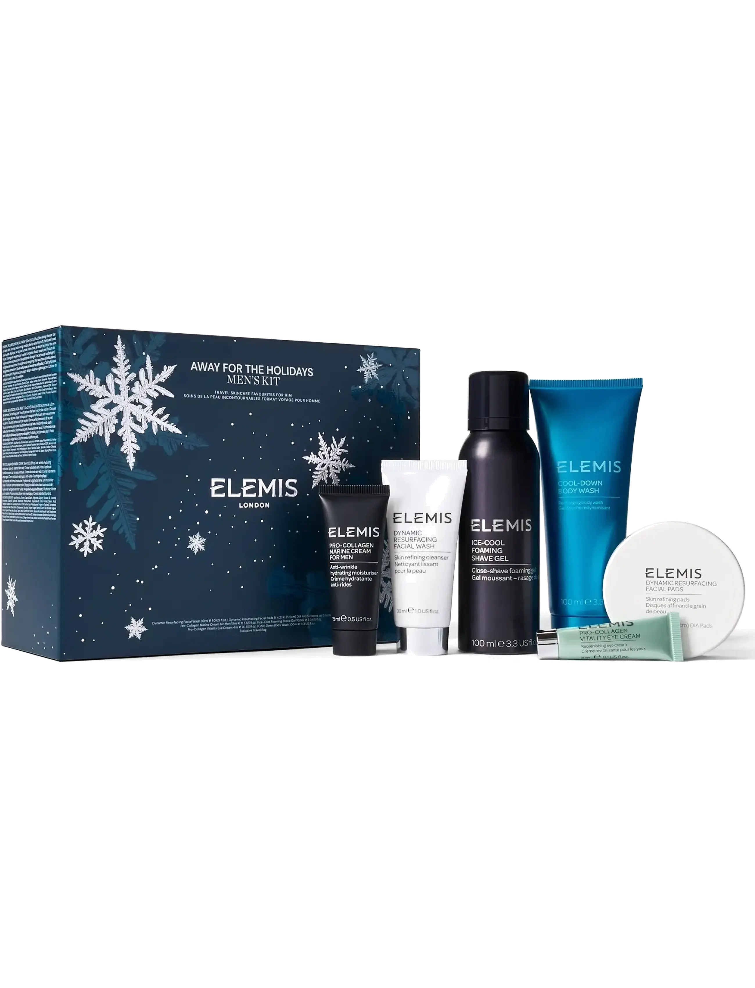 Elemis - Kit: Away For The Holidays - Men's Travel Skincare Favourites - til ham - clear - 1