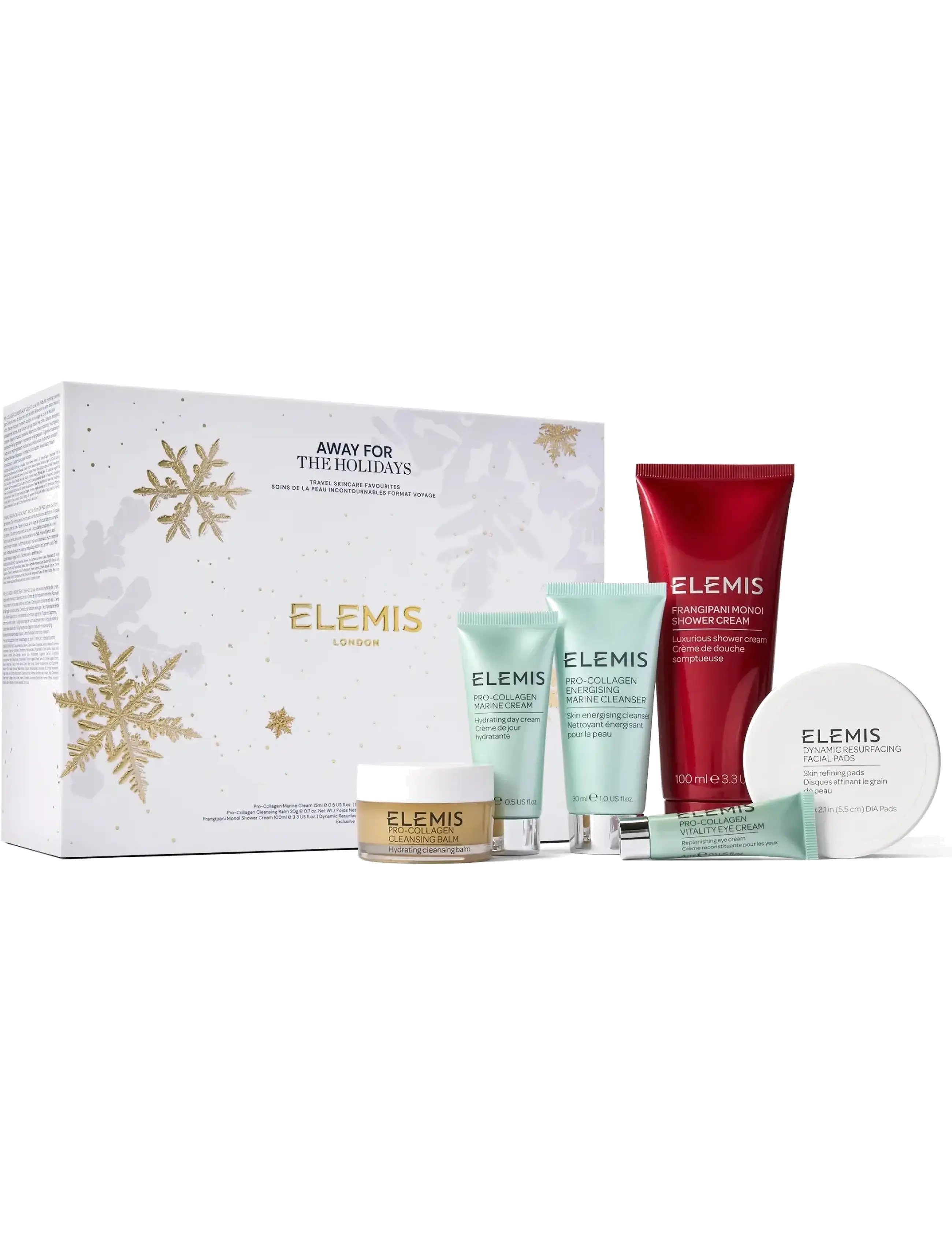 Elemis - Kit: Away For The Holidays - Travel Skincare Favourites - gavesæt - clear - 1
