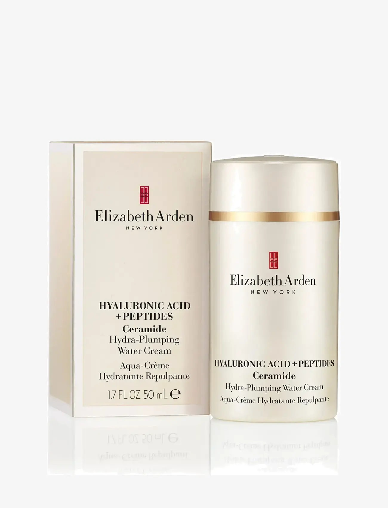 Elizabeth Arden - Ceramide Hyaluronic acid + peptides water cream 50.00 ML - sommarens hudvård  - clear - 1