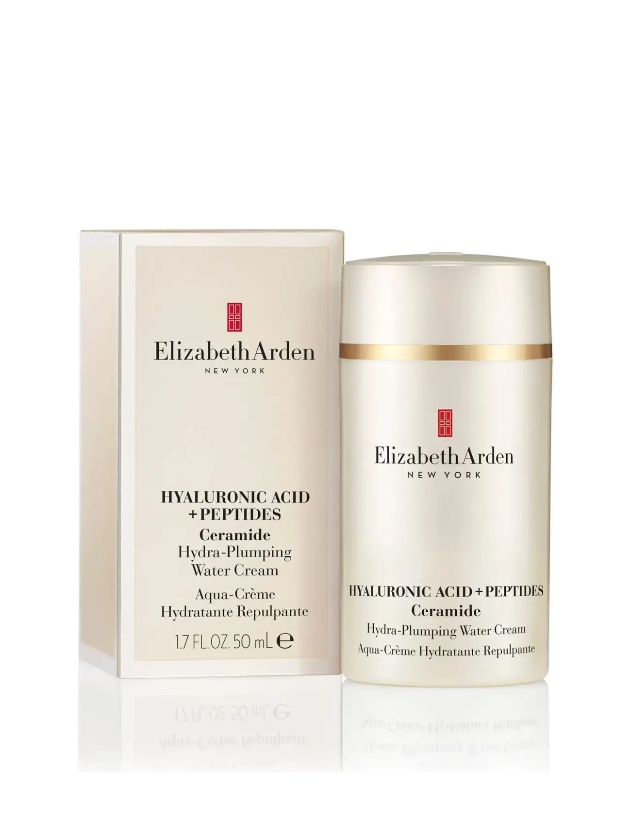 Elizabeth Arden - Ceramide Hyaluronic acid + peptides water cream 50.00 ML - sommerens hudpleje - clear - 1