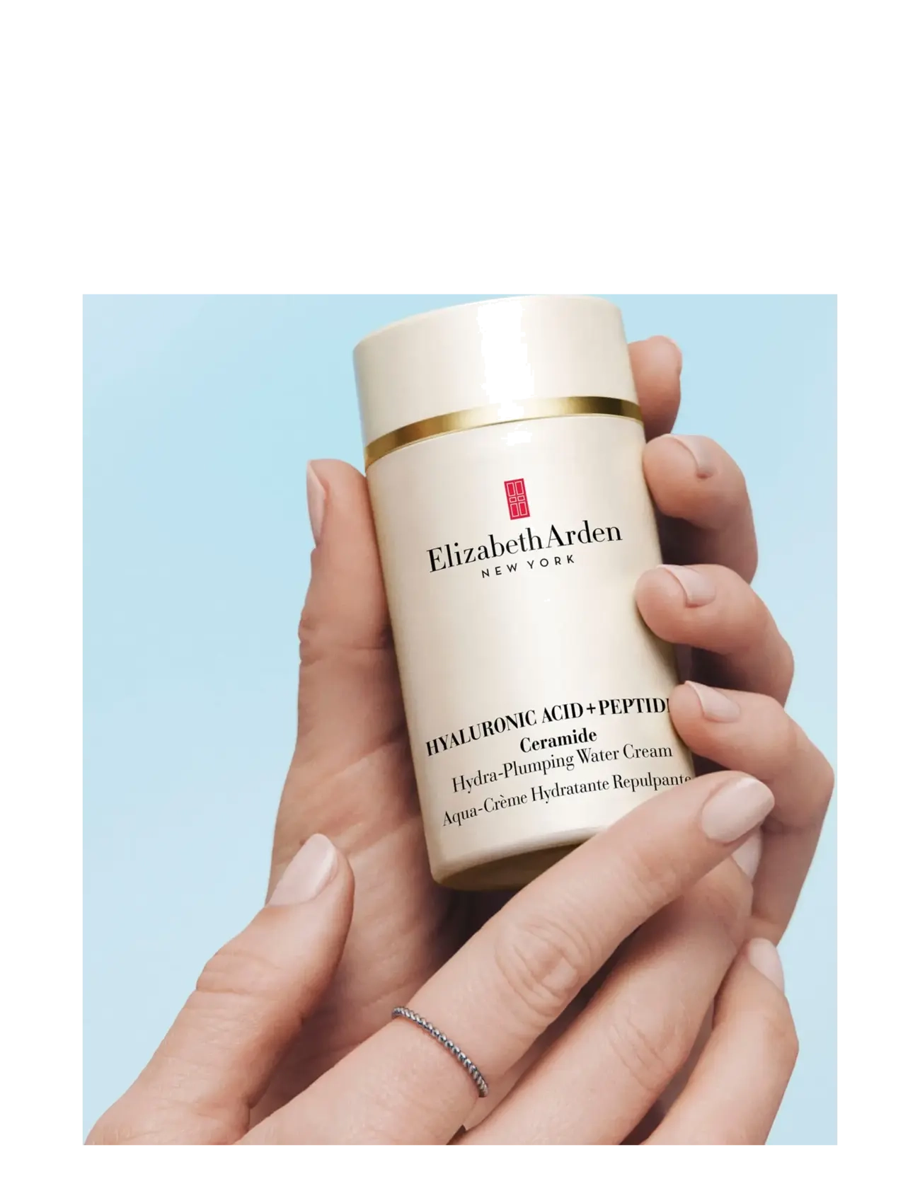 Elizabeth Arden - Ceramide Hyaluronic acid + peptides water cream 50.00 ML - sommerens hudpleje - clear - 2
