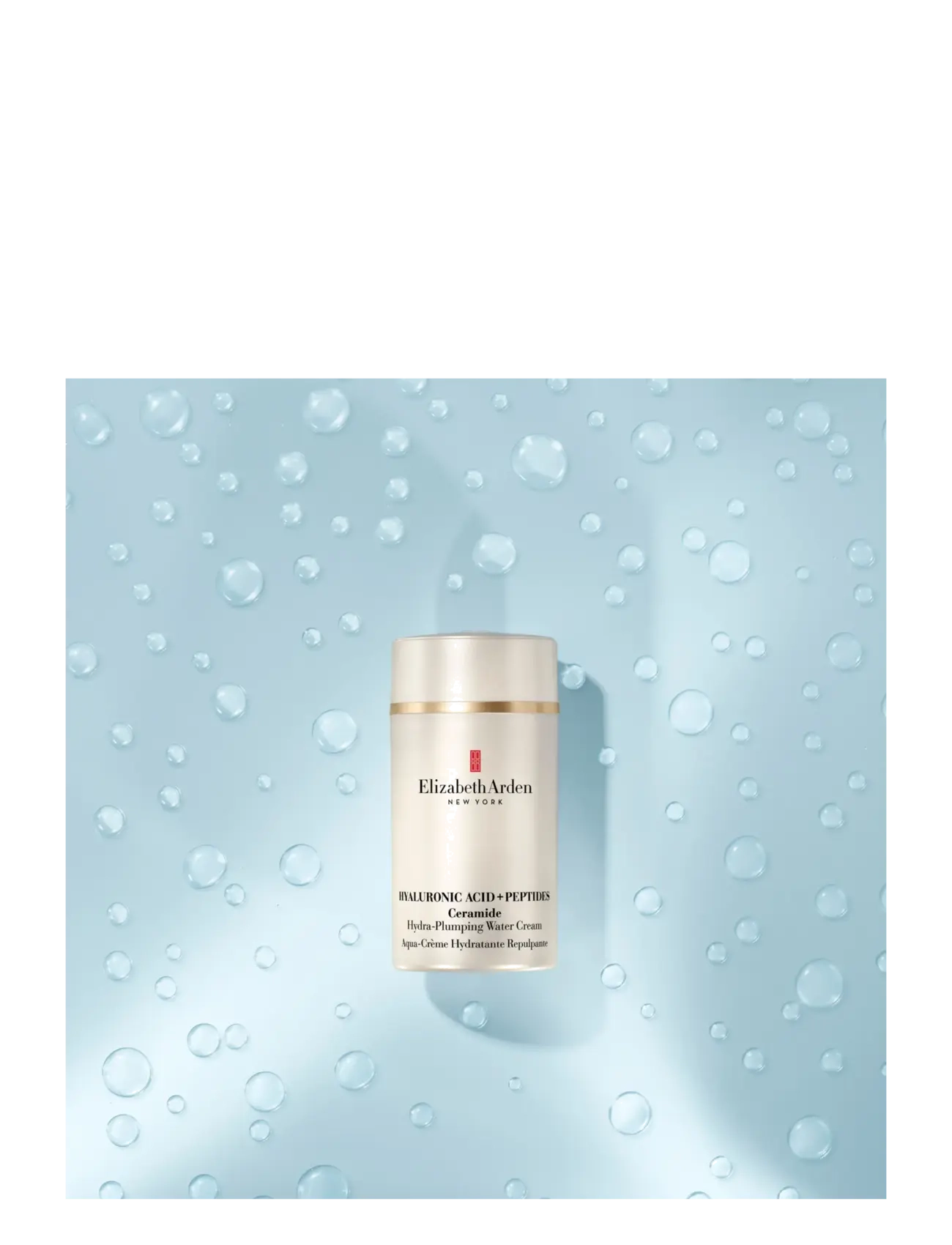 Elizabeth Arden - Ceramide Hyaluronic acid + peptides water cream 50.00 ML - sommerens hudpleje - clear - 3