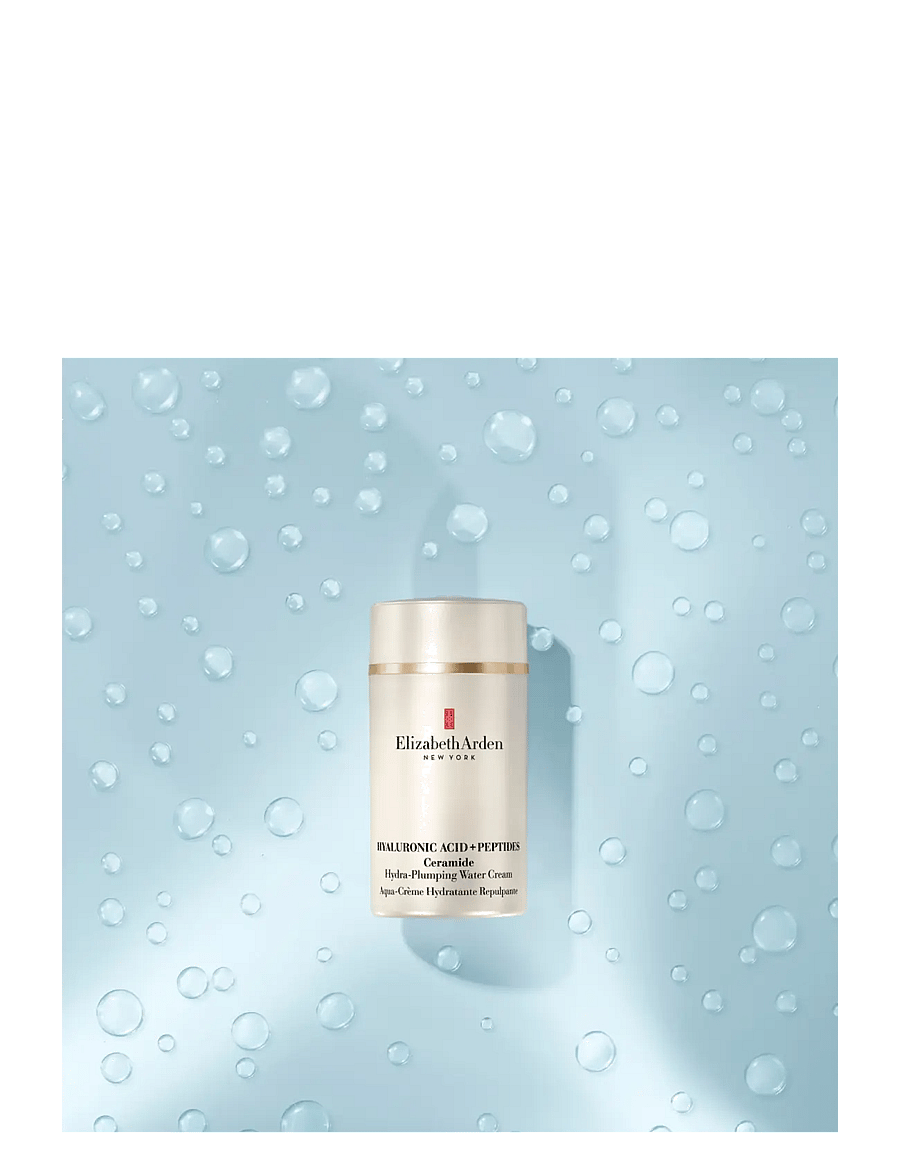 Elizabeth Arden - Ceramide Hyaluronic acid + peptides water cream 50.00 ML - sommerens hudpleje - clear - 3