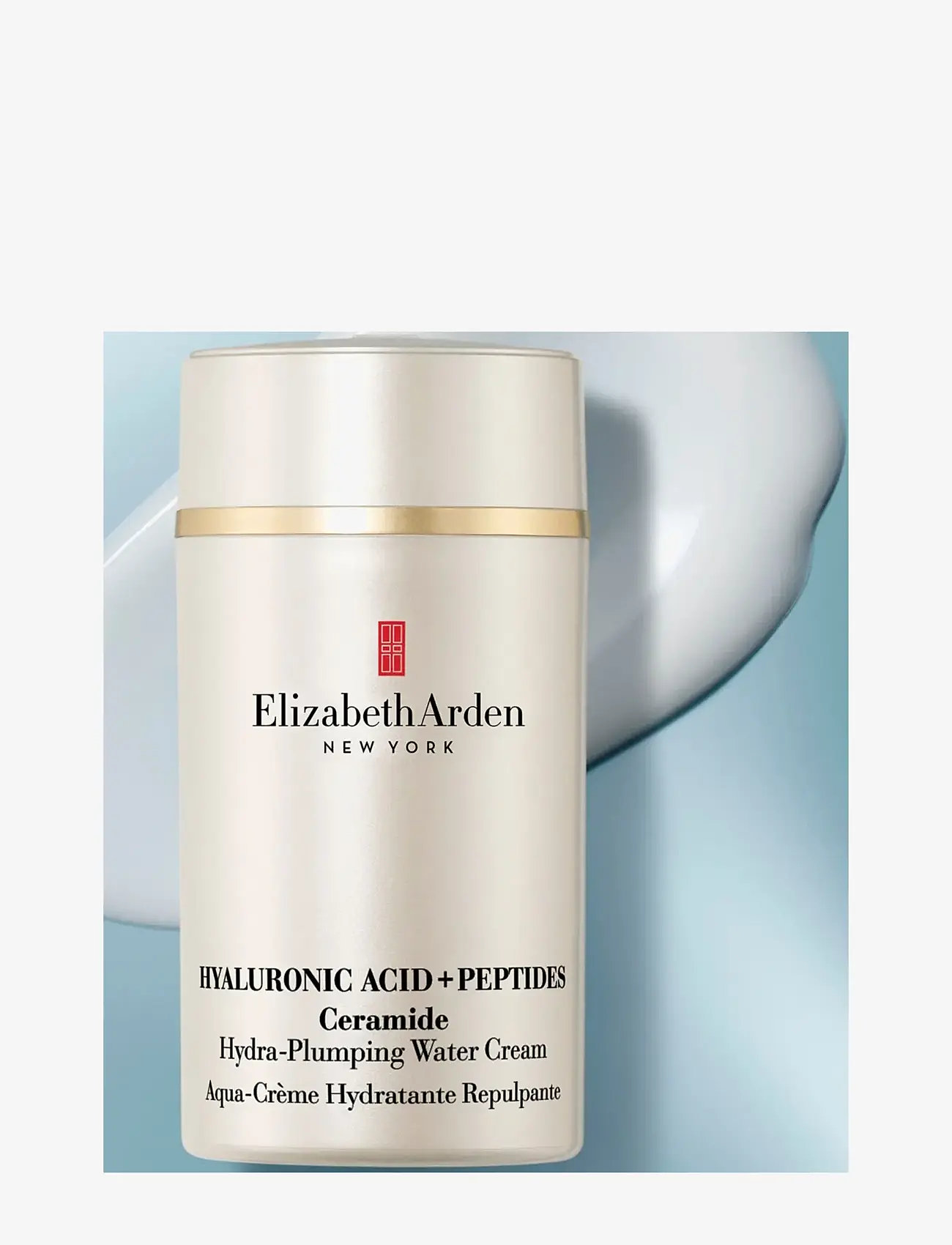 Elizabeth Arden - Ceramide Hyaluronic acid + peptides water cream 50.00 ML - sommarens hudvård  - clear - 4