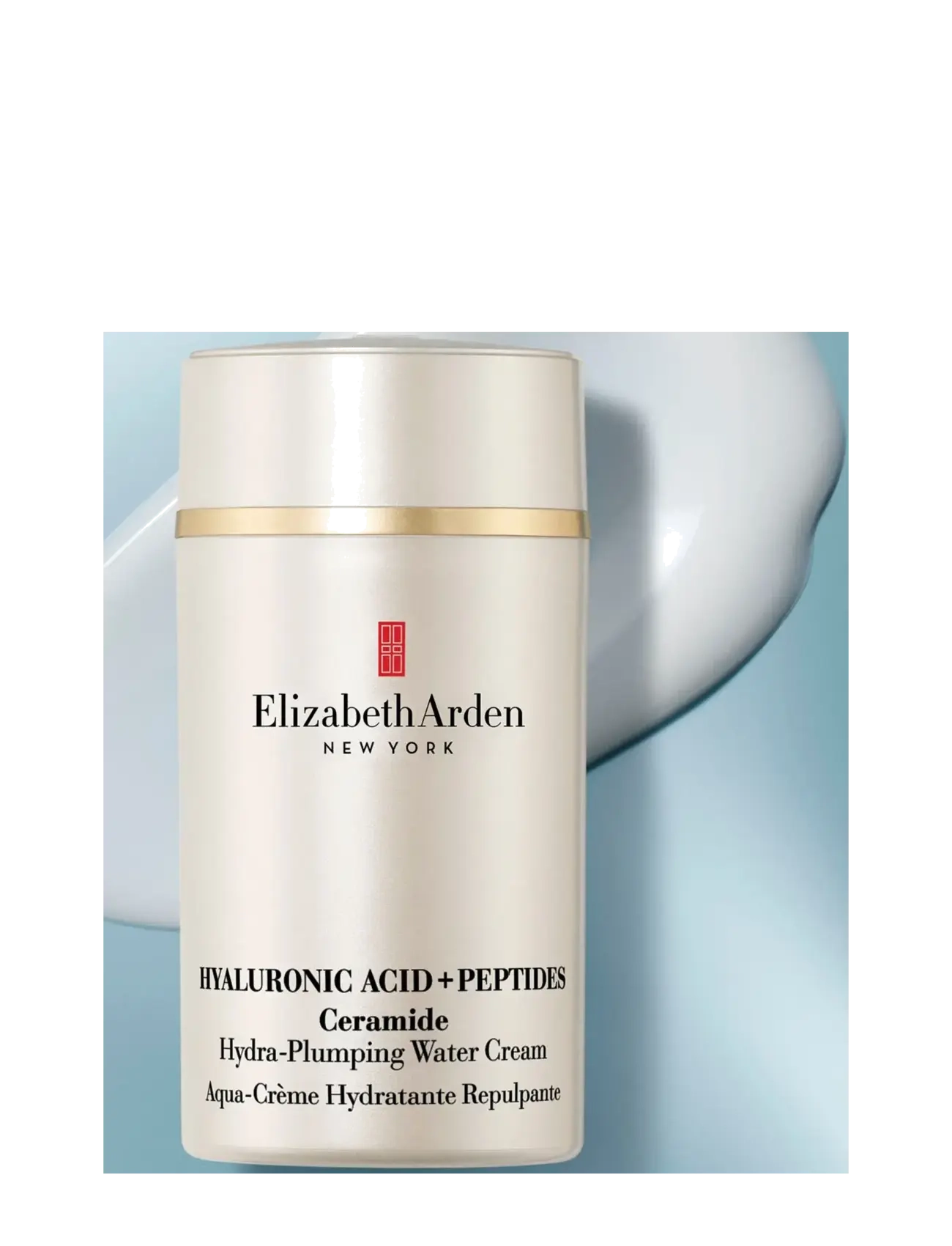 Elizabeth Arden - Ceramide Hyaluronic acid + peptides water cream 50.00 ML - sommerens hudpleje - clear - 4