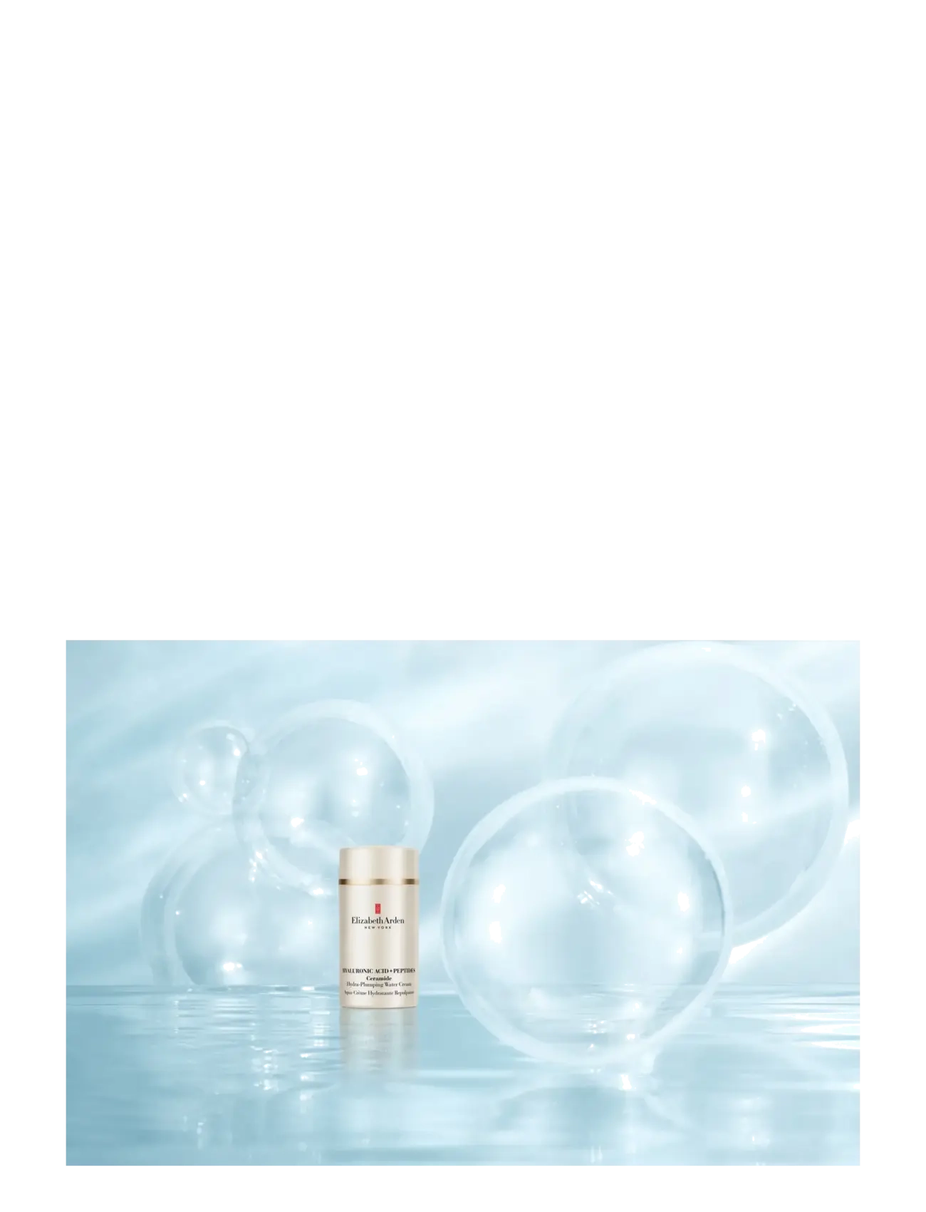 Elizabeth Arden - Ceramide Hyaluronic acid + peptides water cream 50.00 ML - sommerens hudpleje - clear - 5