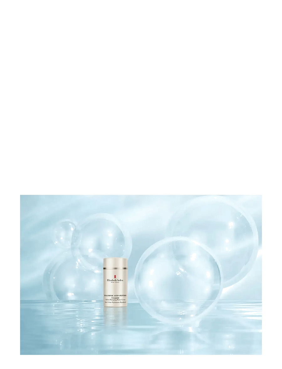 Elizabeth Arden - Ceramide Hyaluronic acid + peptides water cream 50.00 ML - sommerens hudpleje - clear - 5