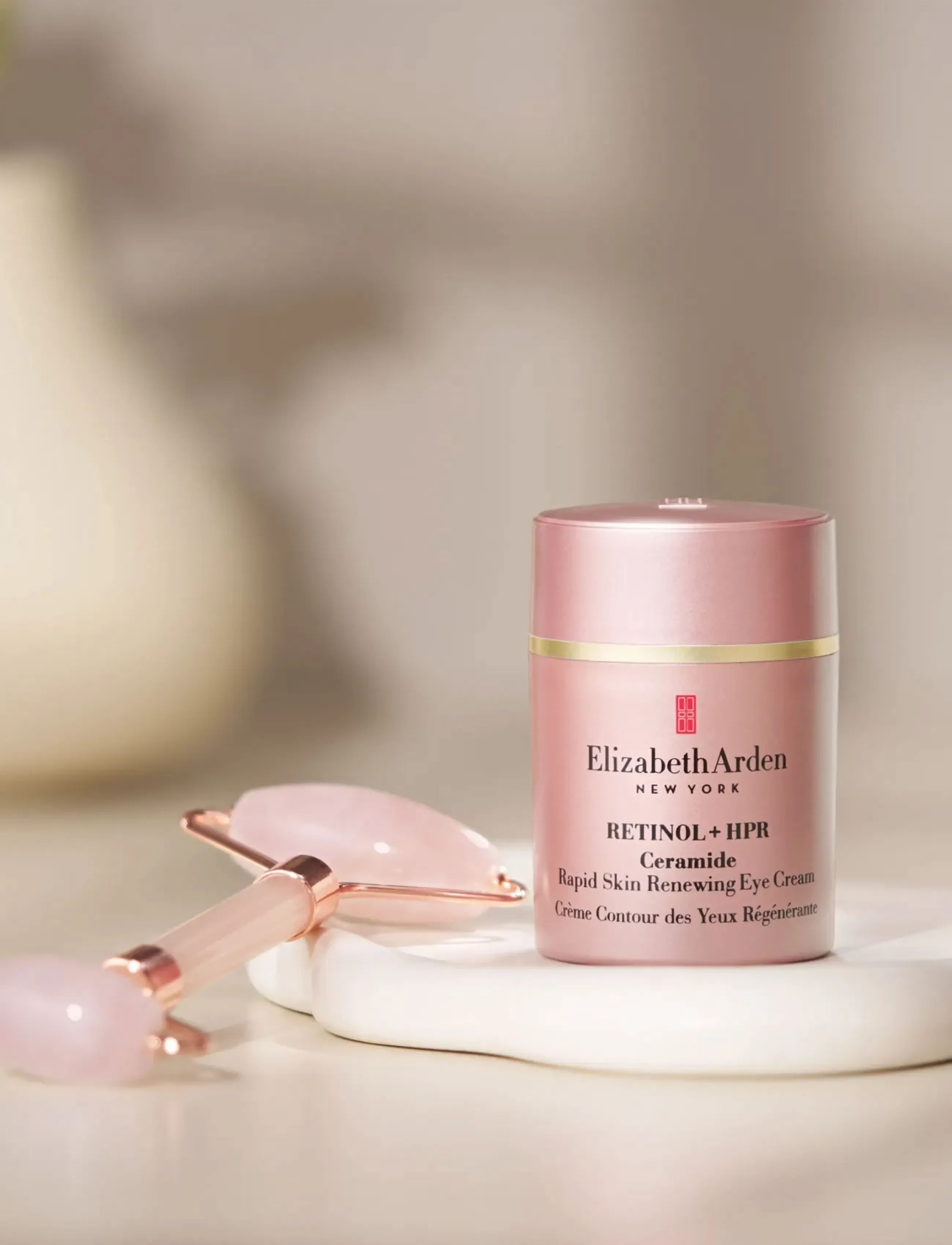 Elizabeth Arden - Ceramide Retinol + hpr rapid skin renewing eye cream 15 ml - Ögonkräm - clear - 4