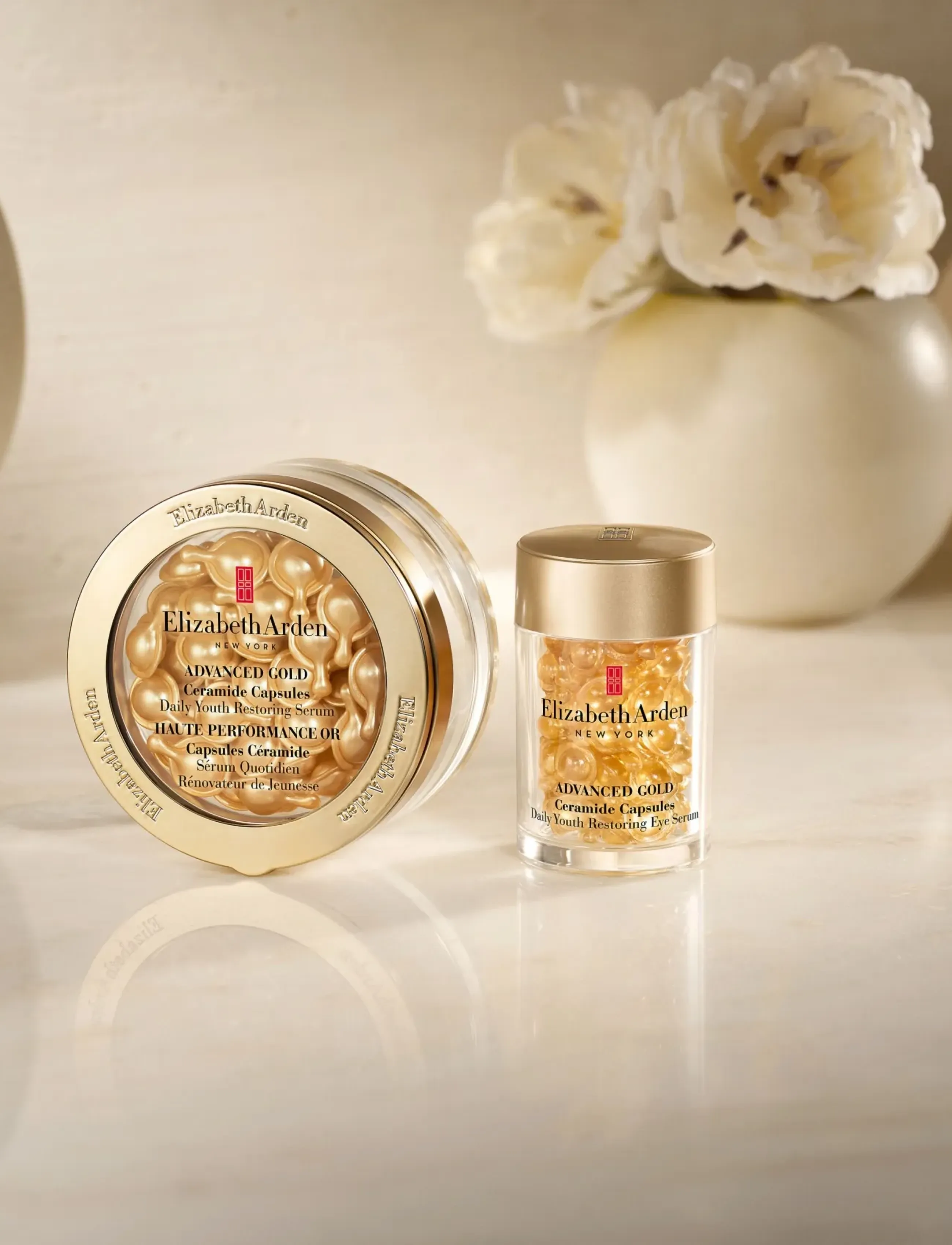 Elizabeth Arden - Ceramide Capsules Daily youth restoring serum 30 pcs 14 ml - serum & olier - clear - 5
